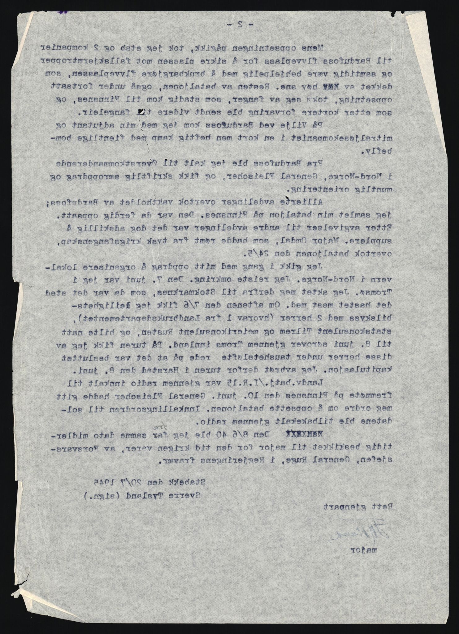 Forsvaret, Forsvarets krigshistoriske avdeling, AV/RA-RAFA-2017/Y/Yb/L0146: II-C-11-621  -  6. Divisjon, 1939-1940, p. 1227