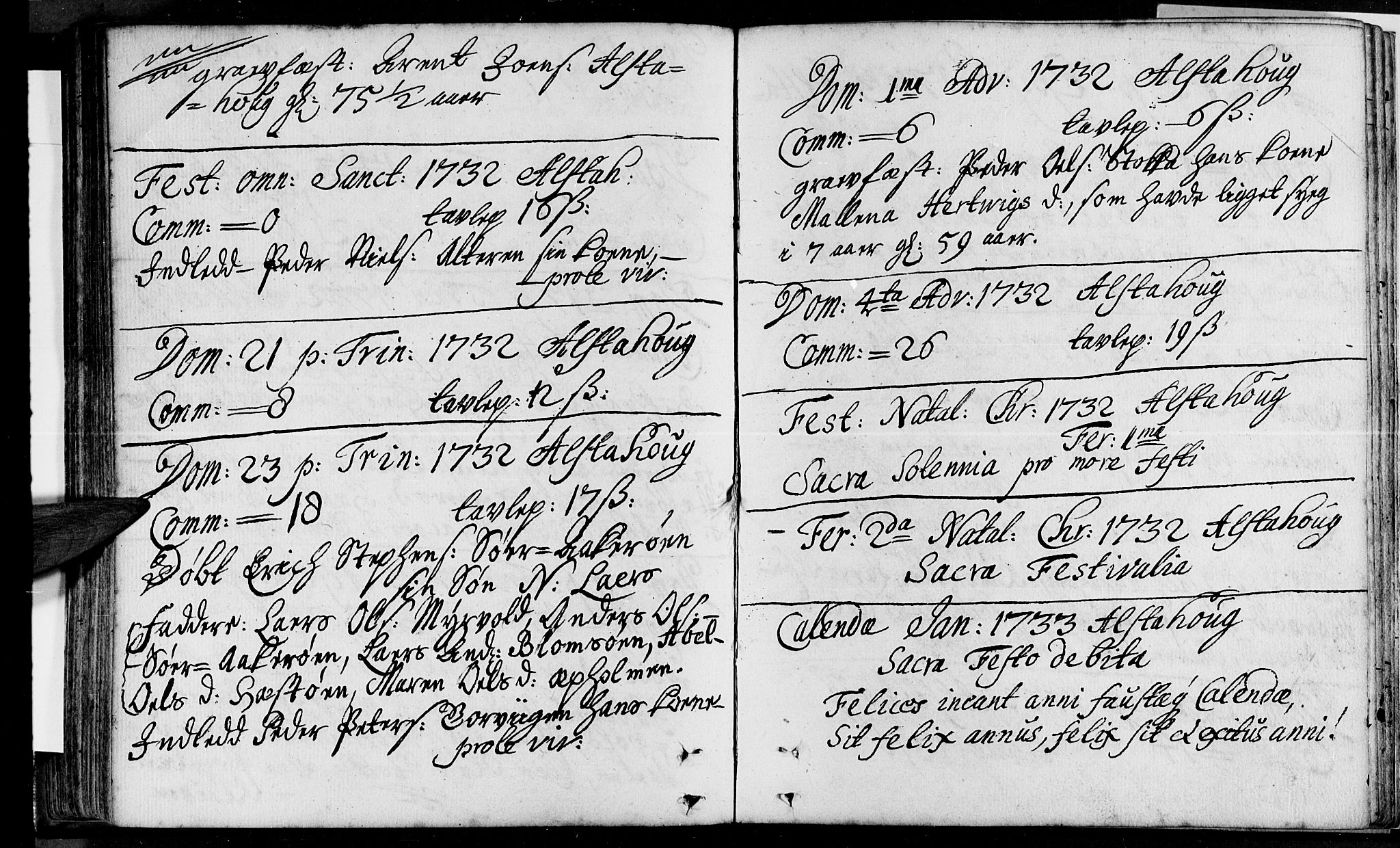 Ministerialprotokoller, klokkerbøker og fødselsregistre - Nordland, AV/SAT-A-1459/830/L0432: Parish register (official) no. 830A01, 1714-1737