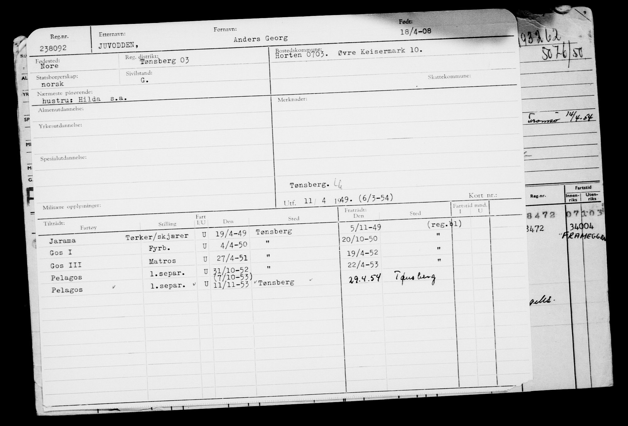 Direktoratet for sjømenn, AV/RA-S-3545/G/Gb/L0076: Hovedkort, 1908, p. 575