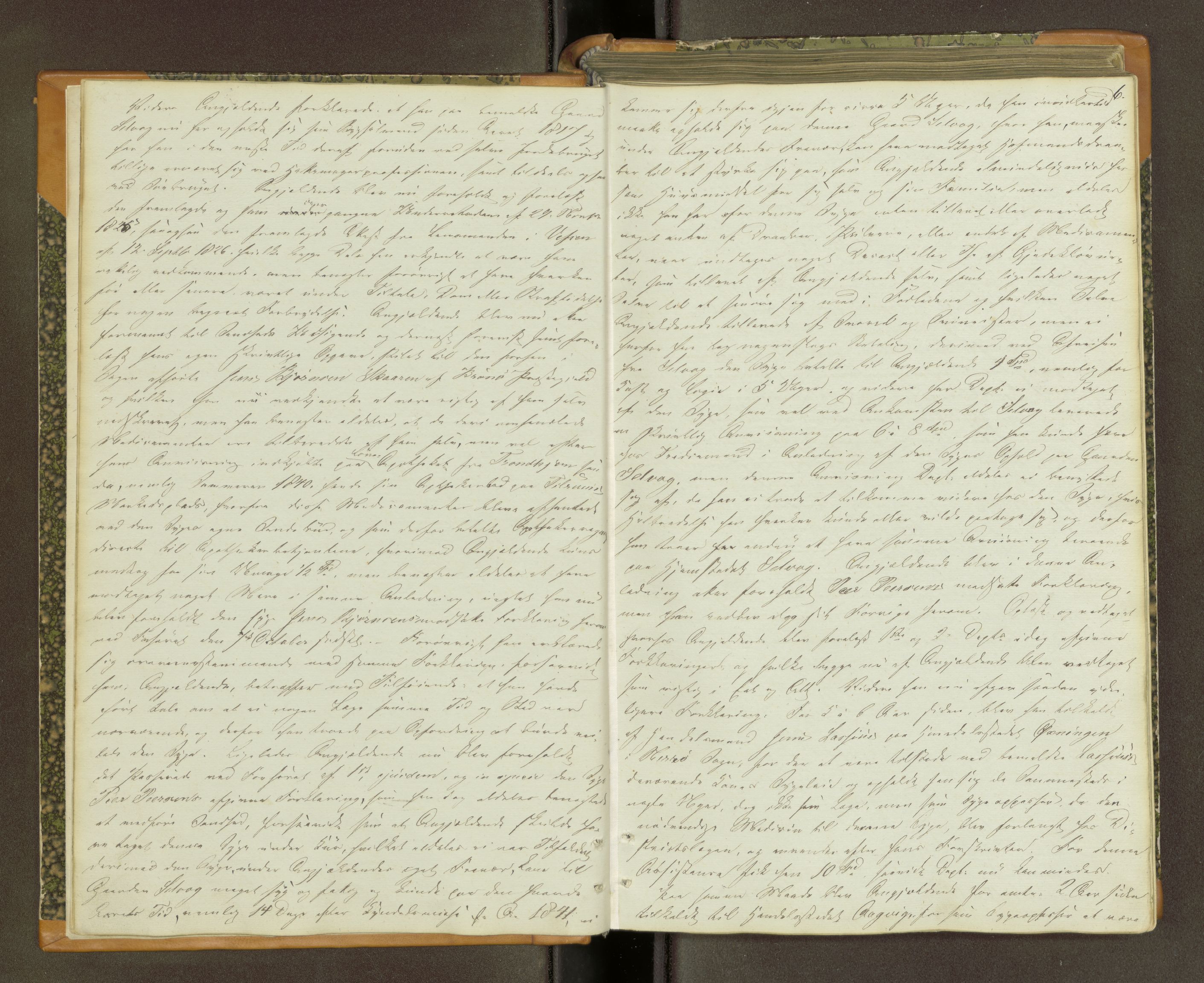Helgeland sorenskriveri, AV/SAT-A-0004/1/1B/L0007: Ekstrarettsprotokoll 5 (37), 1841-1845, p. 5b-6a