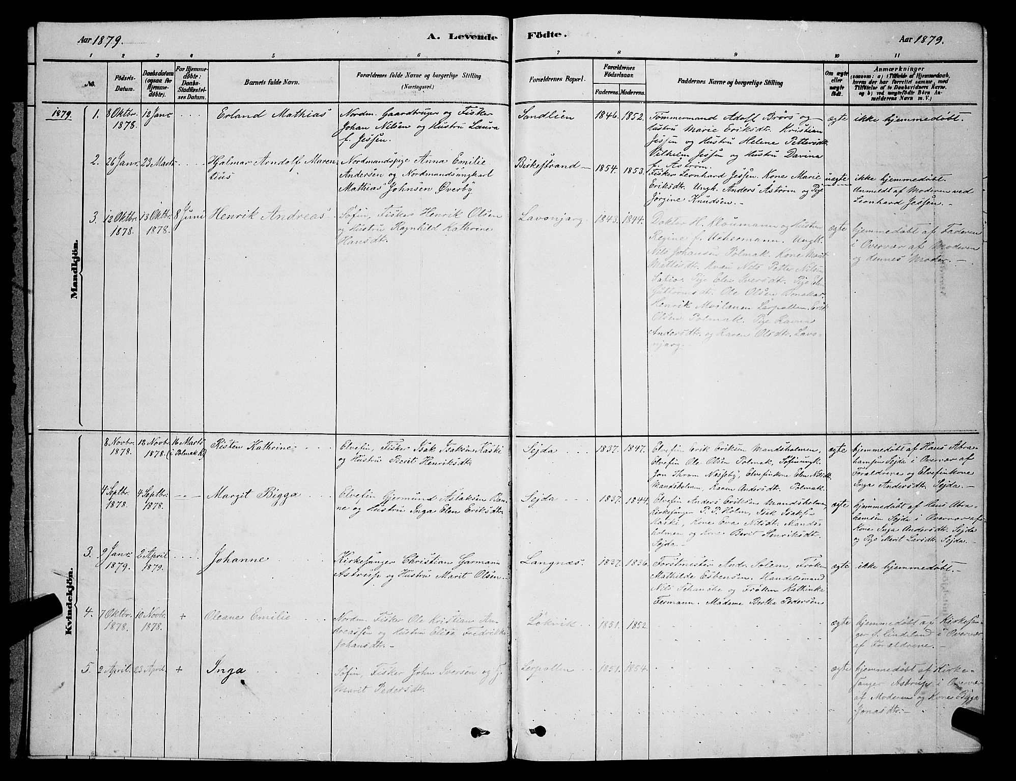 Tana sokneprestkontor, AV/SATØ-S-1334/H/Hb/L0003klokker: Parish register (copy) no. 3, 1878-1890