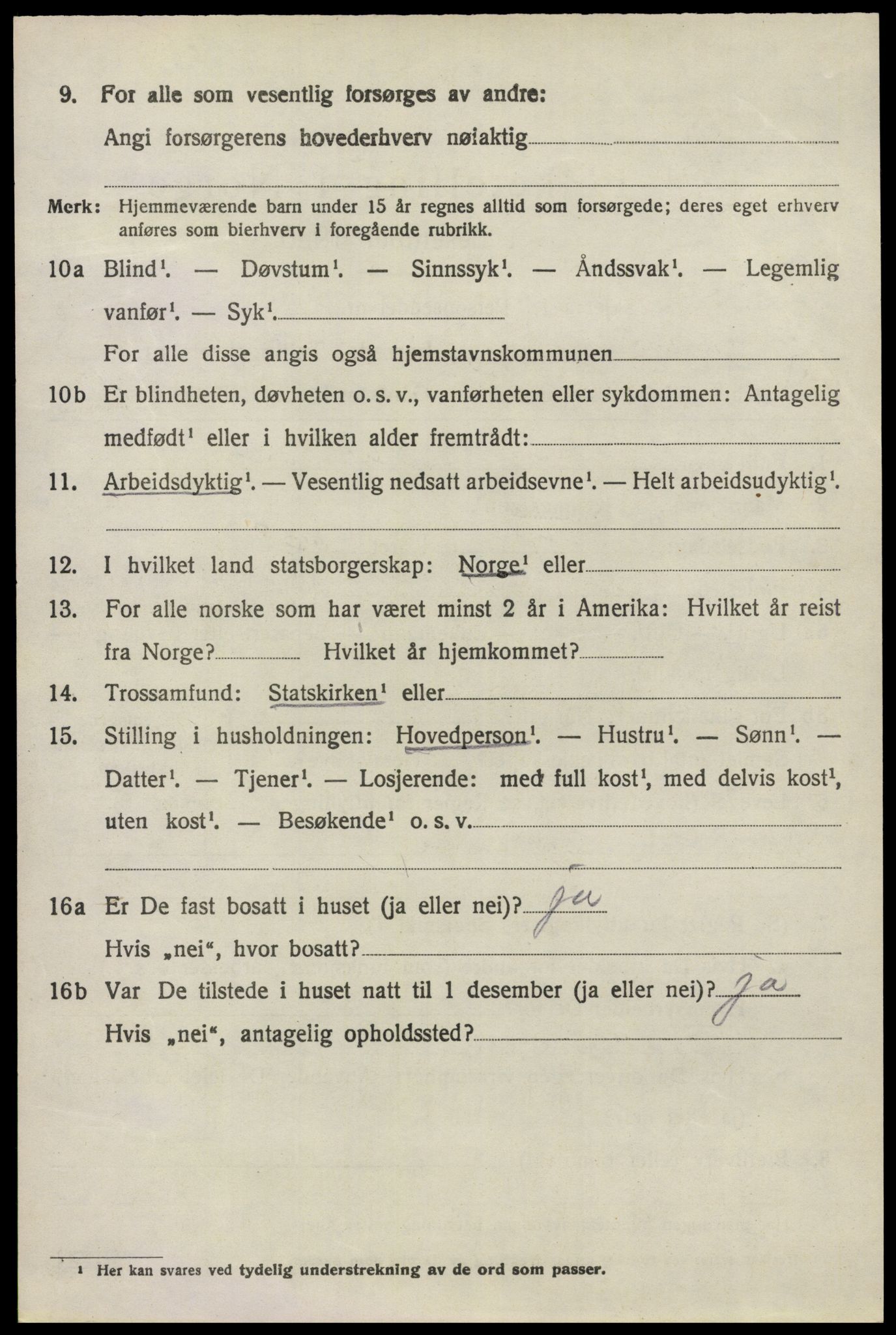 SAO, 1920 census for Kråkstad, 1920, p. 6884