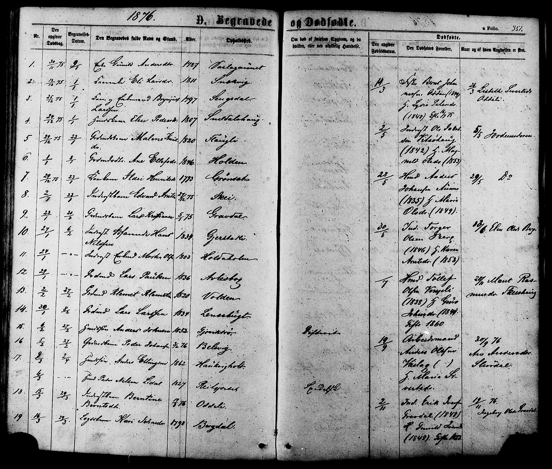 Ministerialprotokoller, klokkerbøker og fødselsregistre - Sør-Trøndelag, SAT/A-1456/630/L0495: Parish register (official) no. 630A08, 1868-1878, p. 351
