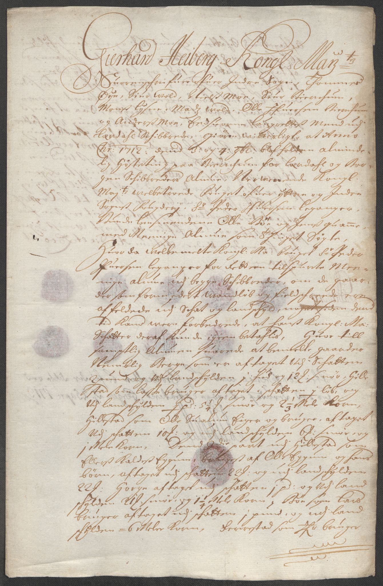 Rentekammeret inntil 1814, Reviderte regnskaper, Fogderegnskap, AV/RA-EA-4092/R52/L3318: Fogderegnskap Sogn, 1712, p. 337