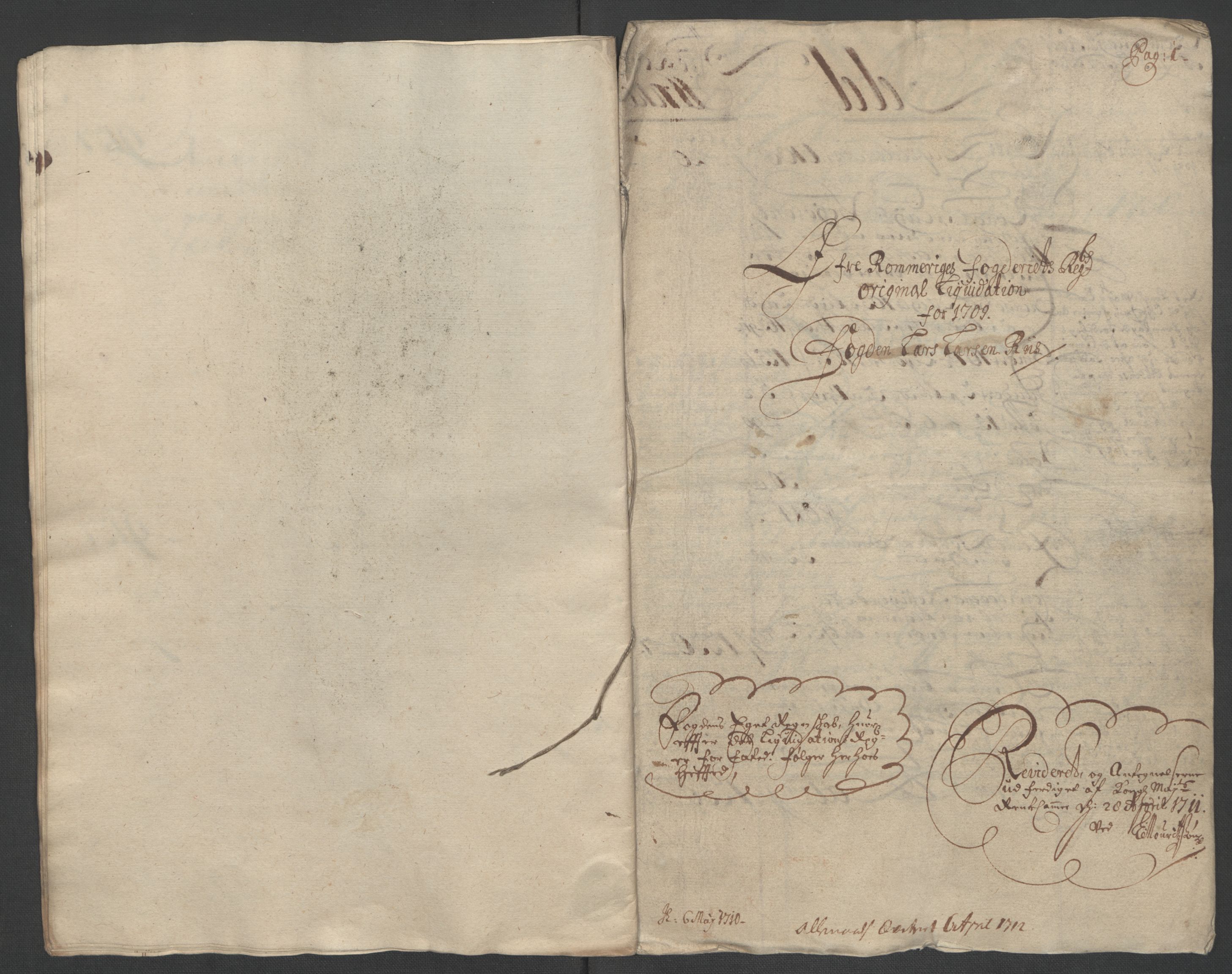 Rentekammeret inntil 1814, Reviderte regnskaper, Fogderegnskap, AV/RA-EA-4092/R12/L0719: Fogderegnskap Øvre Romerike, 1708-1709, p. 223