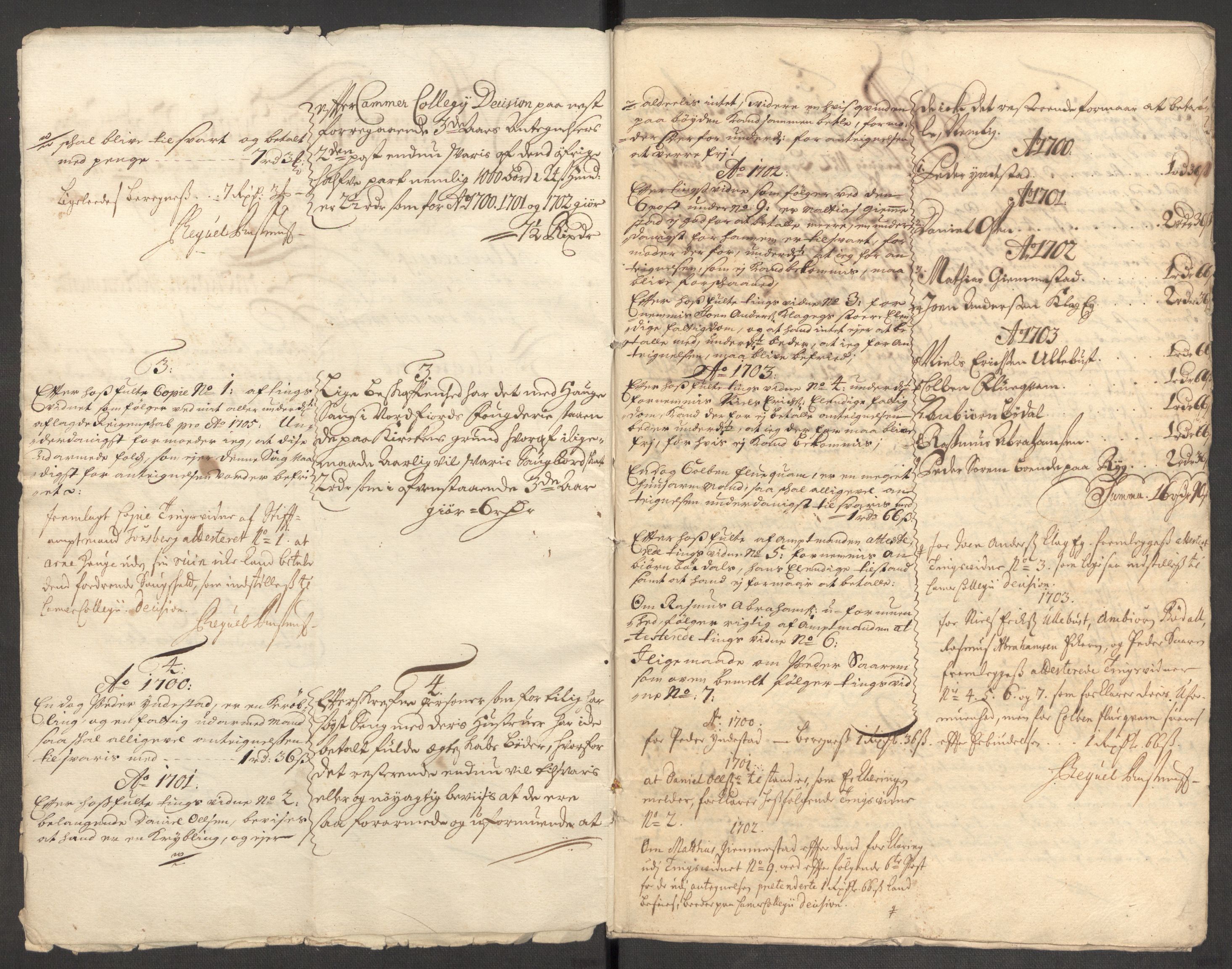 Rentekammeret inntil 1814, Reviderte regnskaper, Fogderegnskap, AV/RA-EA-4092/R53/L3427: Fogderegnskap Sunn- og Nordfjord, 1703, p. 298