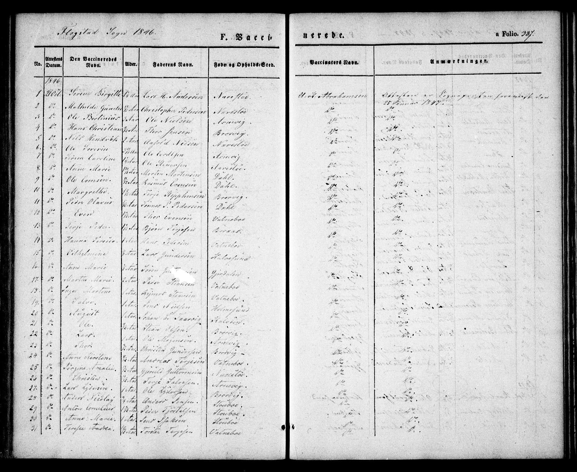 Dypvåg sokneprestkontor, AV/SAK-1111-0007/F/Fa/Faa/L0005: Parish register (official) no. A 5, 1841-1854, p. 387