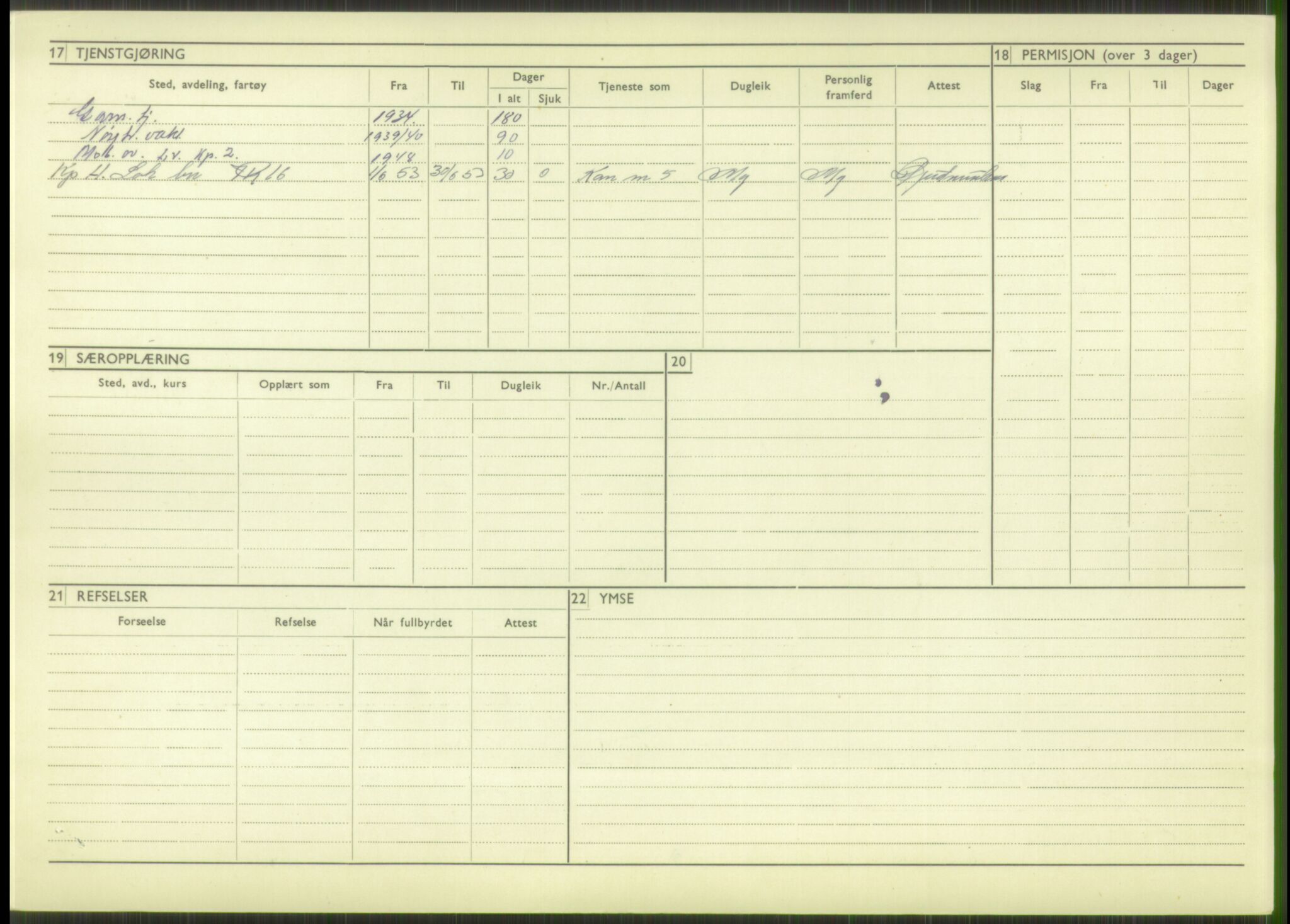 Forsvaret, Troms infanteriregiment nr. 16, AV/RA-RAFA-3146/P/Pa/L0016: Rulleblad for regimentets menige mannskaper, årsklasse 1932, 1932, p. 96