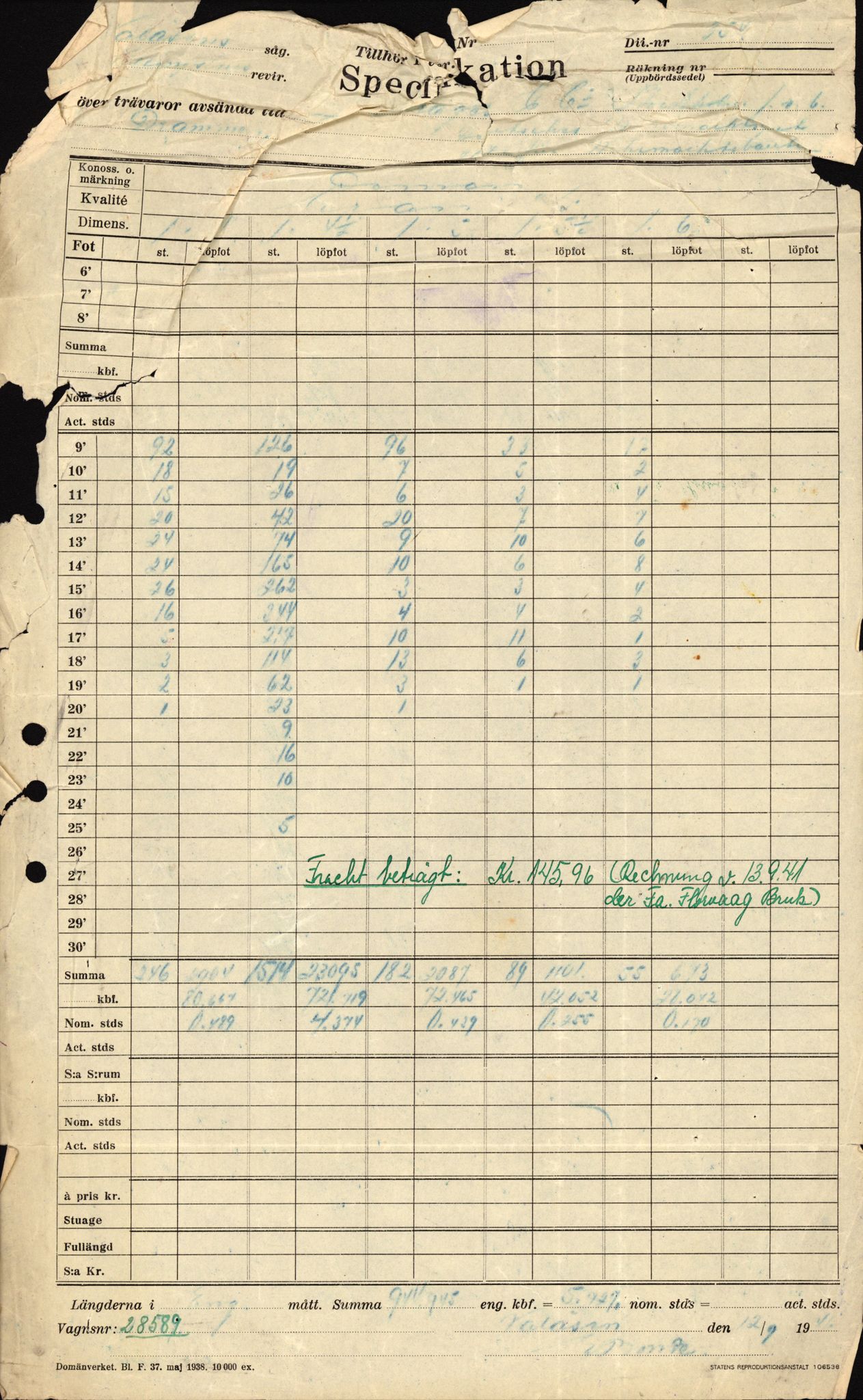 Tyske arkiver, Organisation Todt (OT), Einsatzgruppe Wiking, AV/RA-RAFA-2188/2/H/Hd/Hda/L0029/0002: Diverse, Zone Bergen / Diverse, 1940-1945, p. 96