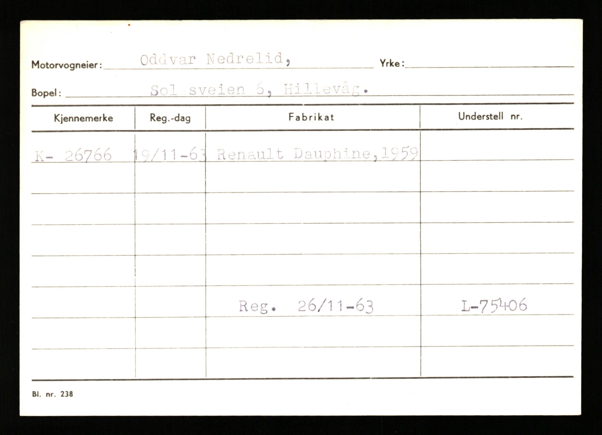 Stavanger trafikkstasjon, AV/SAST-A-101942/0/G/L0005: Registreringsnummer: 23000 - 34245, 1930-1971, p. 1283