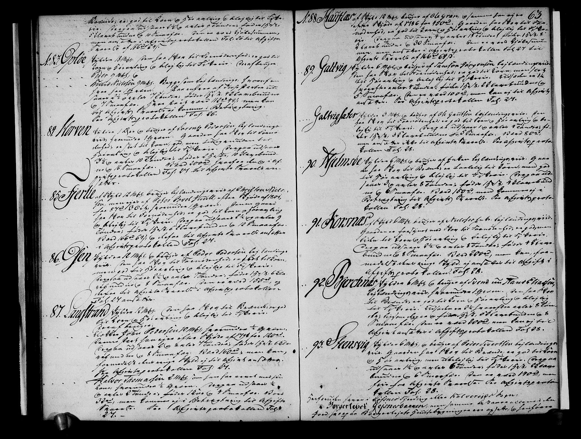 Rentekammeret inntil 1814, Realistisk ordnet avdeling, RA/EA-4070/N/Ne/Nea/L0153: Namdalen fogderi. Deliberasjonsprotokoll, 1803, p. 64