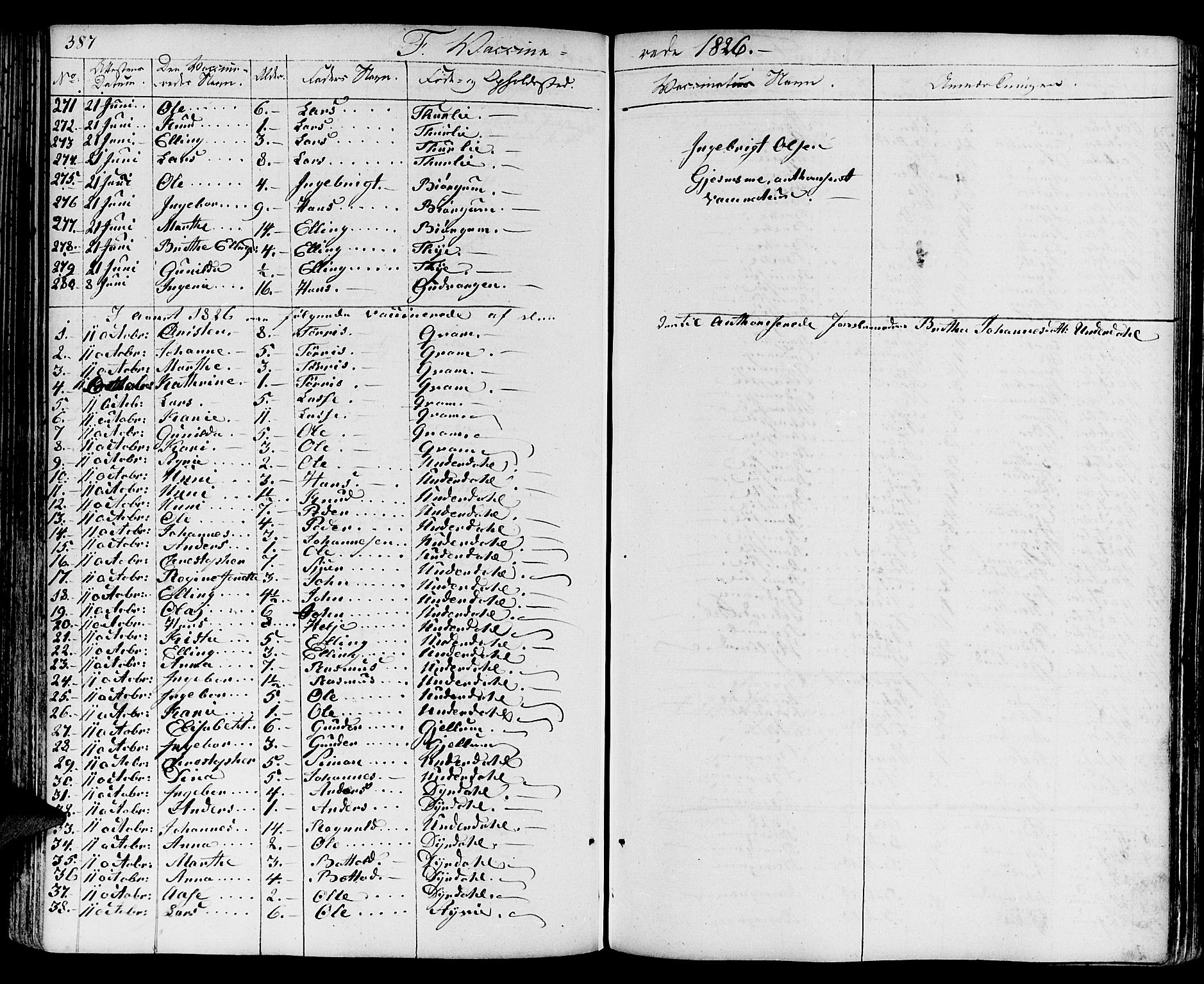 Aurland sokneprestembete, SAB/A-99937/H/Ha/Haa/L0006: Parish register (official) no. A 6, 1821-1859, p. 387