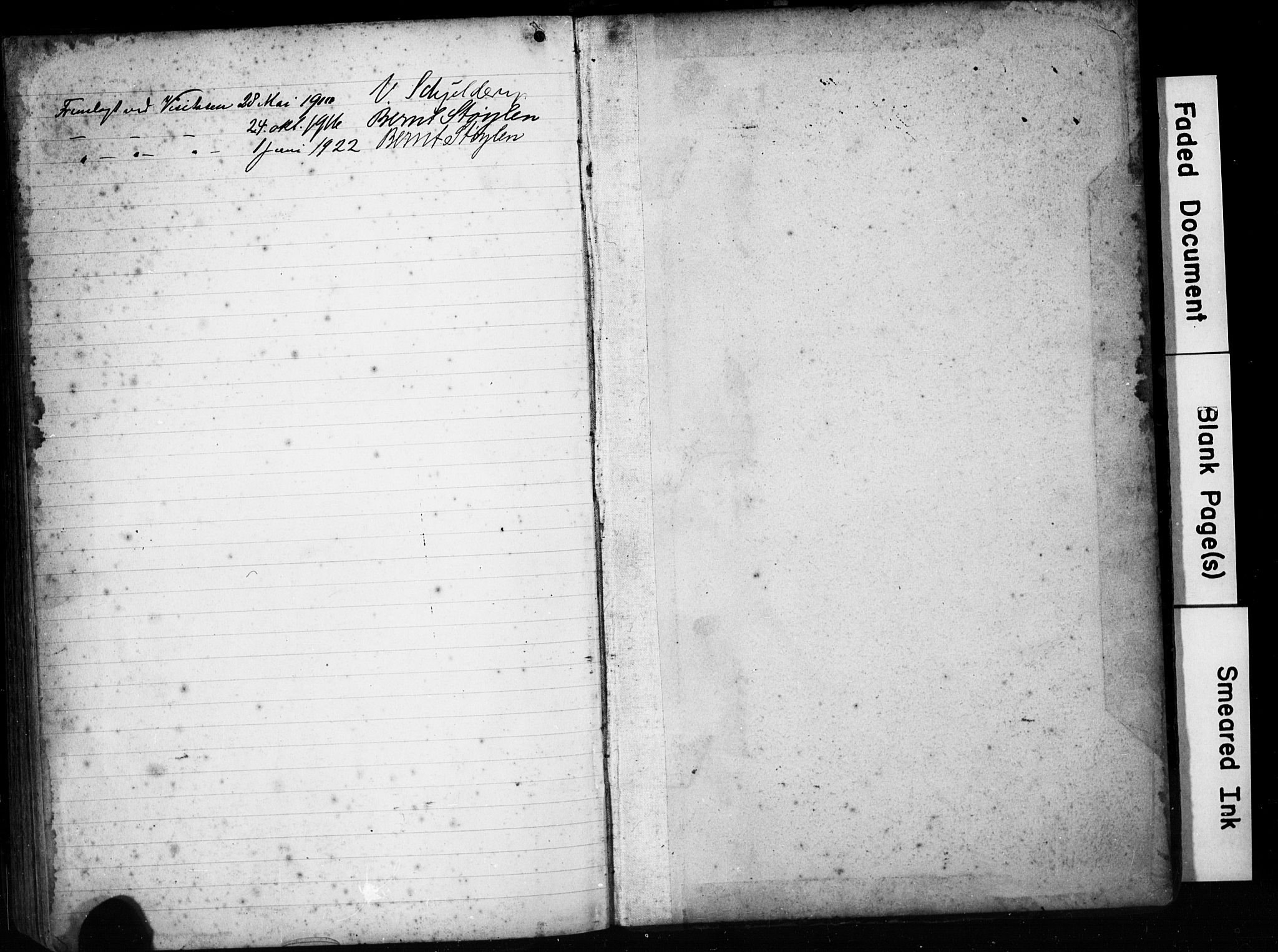 Kopervik sokneprestkontor, AV/SAST-A-101850/H/Ha/Hab/L0004: Parish register (copy) no. B 4, 1906-1921