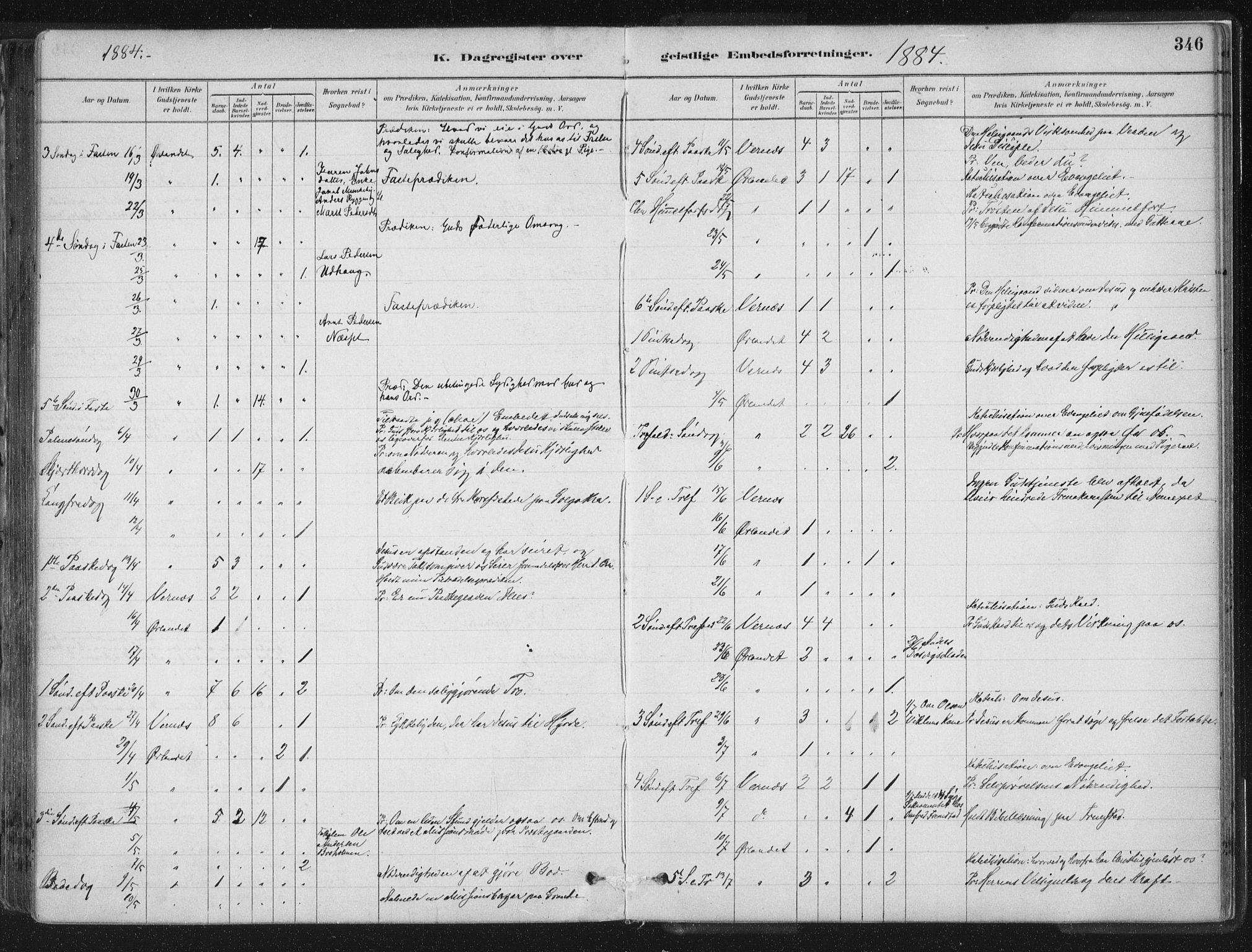 Ministerialprotokoller, klokkerbøker og fødselsregistre - Sør-Trøndelag, AV/SAT-A-1456/659/L0739: Parish register (official) no. 659A09, 1879-1893, p. 346