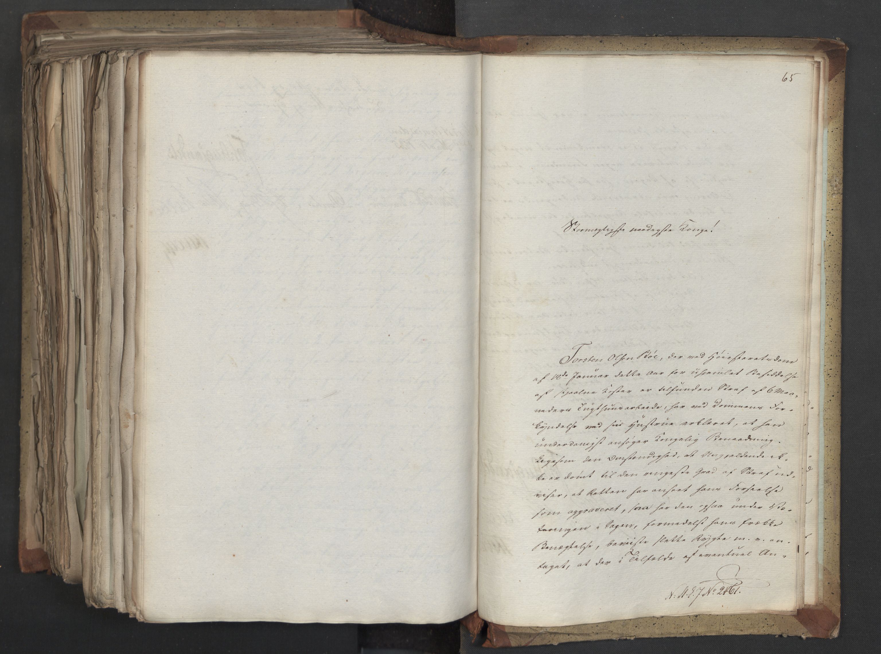 Statsrådsavdelingen i Stockholm, AV/RA-S-1003/D/Da/L0041: Regjeringsinnstillinger nr. 2204-2466, 1825, p. 691