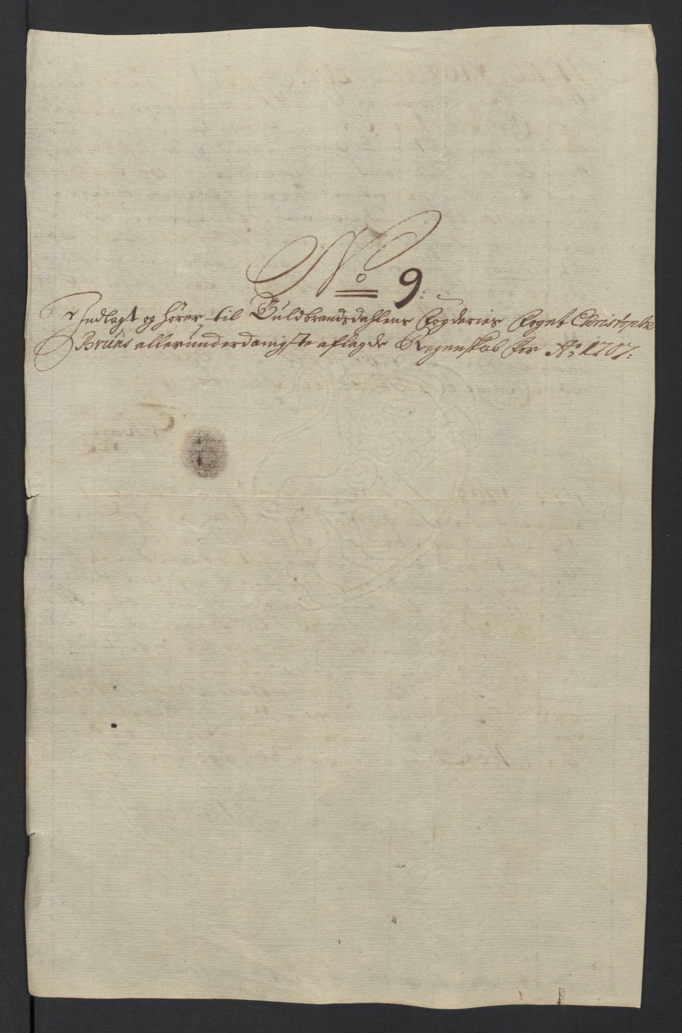 Rentekammeret inntil 1814, Reviderte regnskaper, Fogderegnskap, AV/RA-EA-4092/R17/L1178: Fogderegnskap Gudbrandsdal, 1705-1707, p. 340