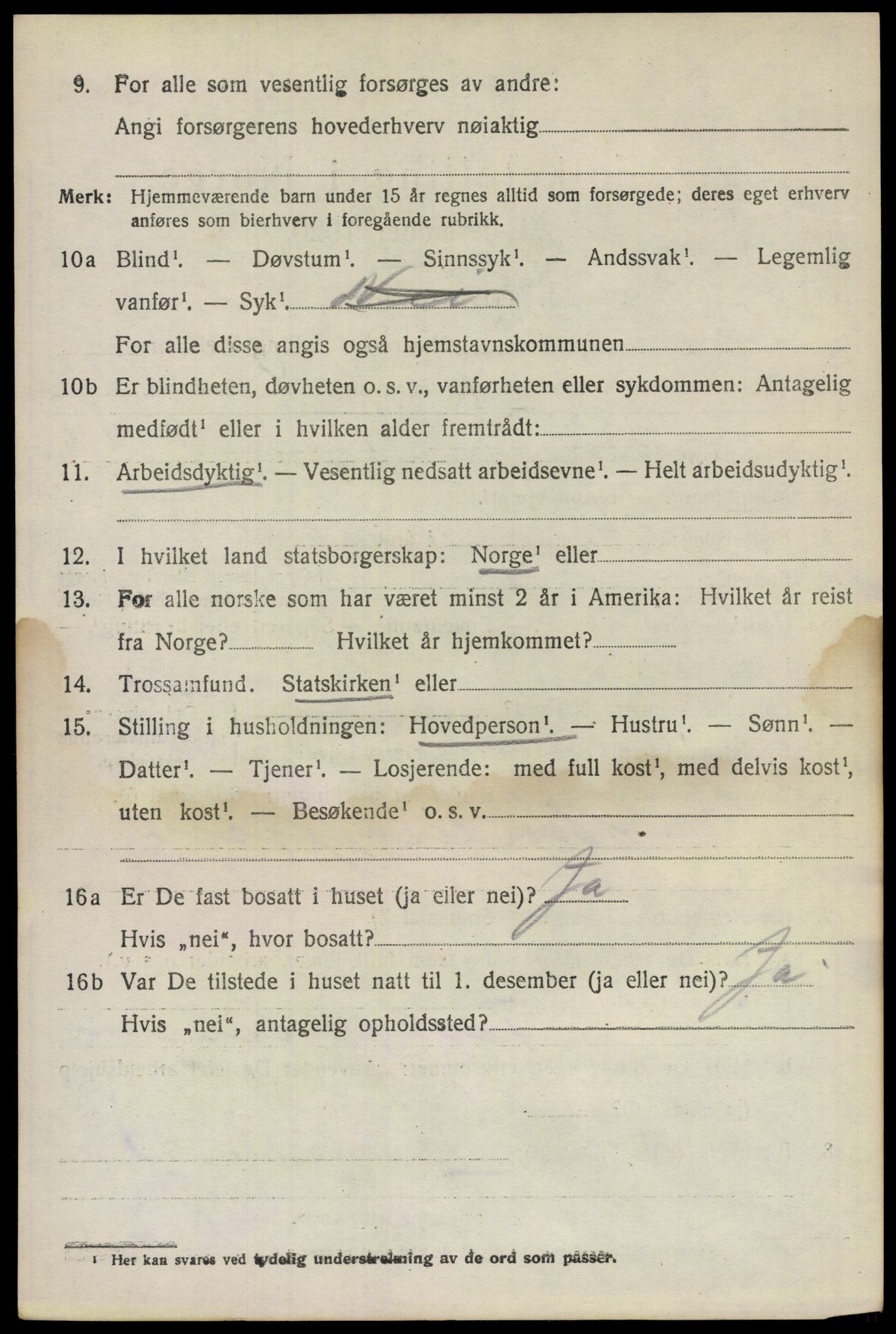 SAO, 1920 census for Rygge, 1920, p. 7596