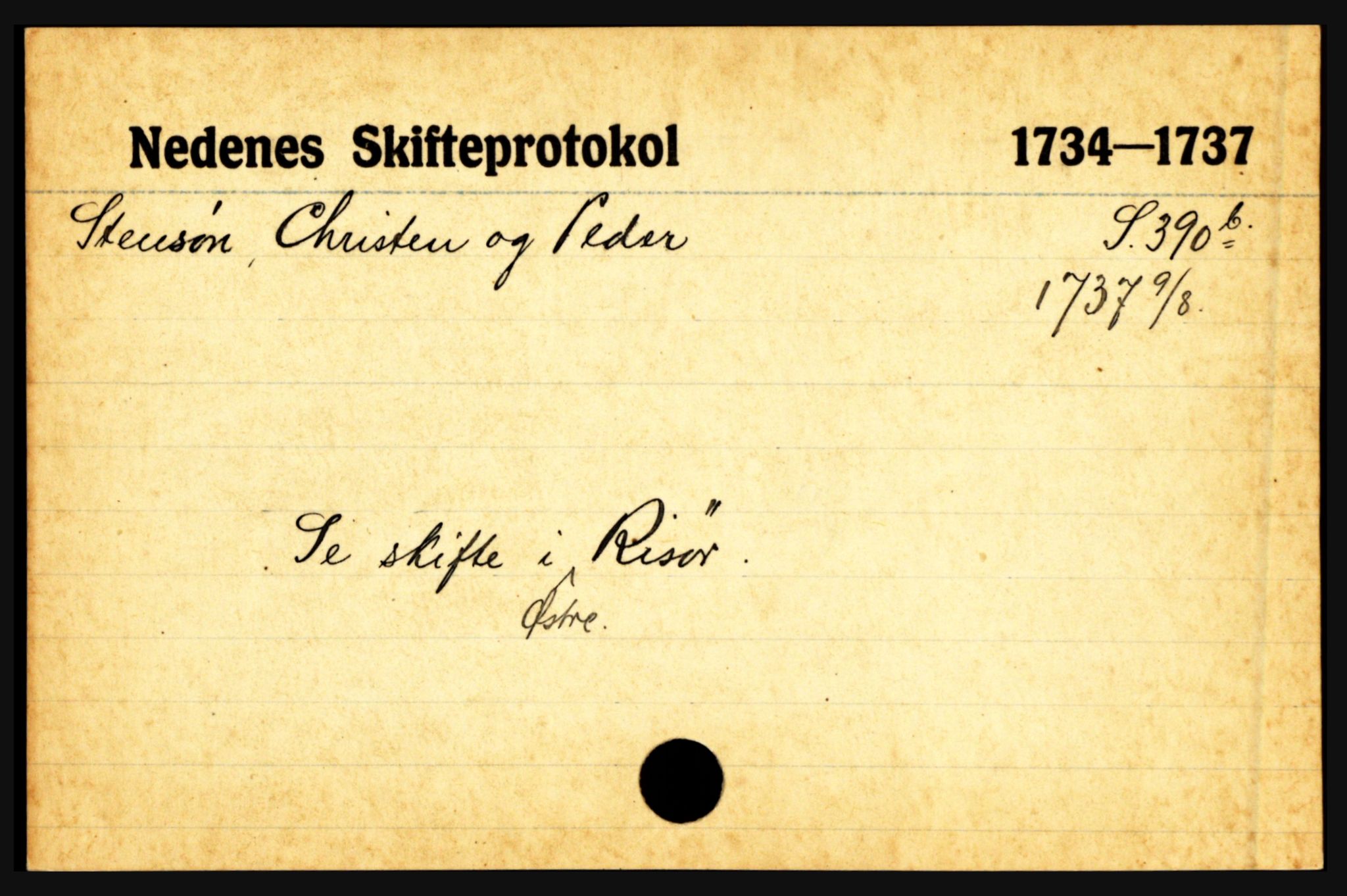 Nedenes sorenskriveri før 1824, AV/SAK-1221-0007/H, p. 28363