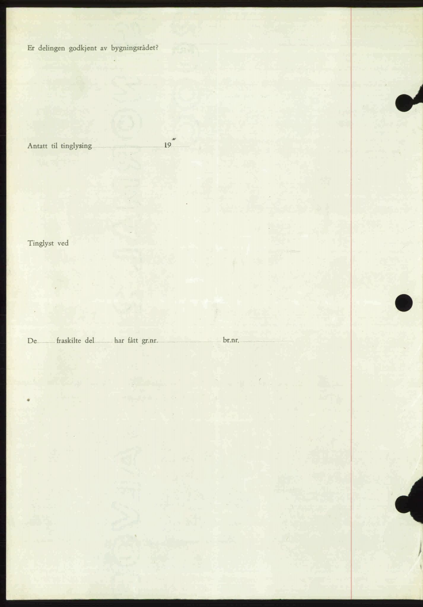 Toten tingrett, SAH/TING-006/H/Hb/Hbc/L0020: Mortgage book no. Hbc-20, 1948-1948, Diary no: : 1694/1948