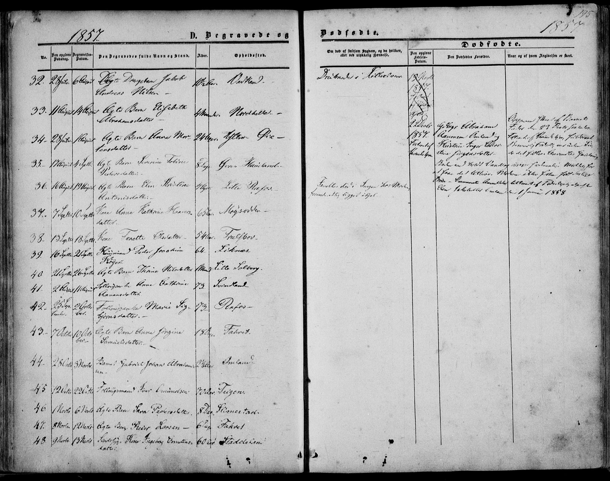 Kvinesdal sokneprestkontor, SAK/1111-0026/F/Fa/Fab/L0006: Parish register (official) no. A 6, 1857-1869, p. 195