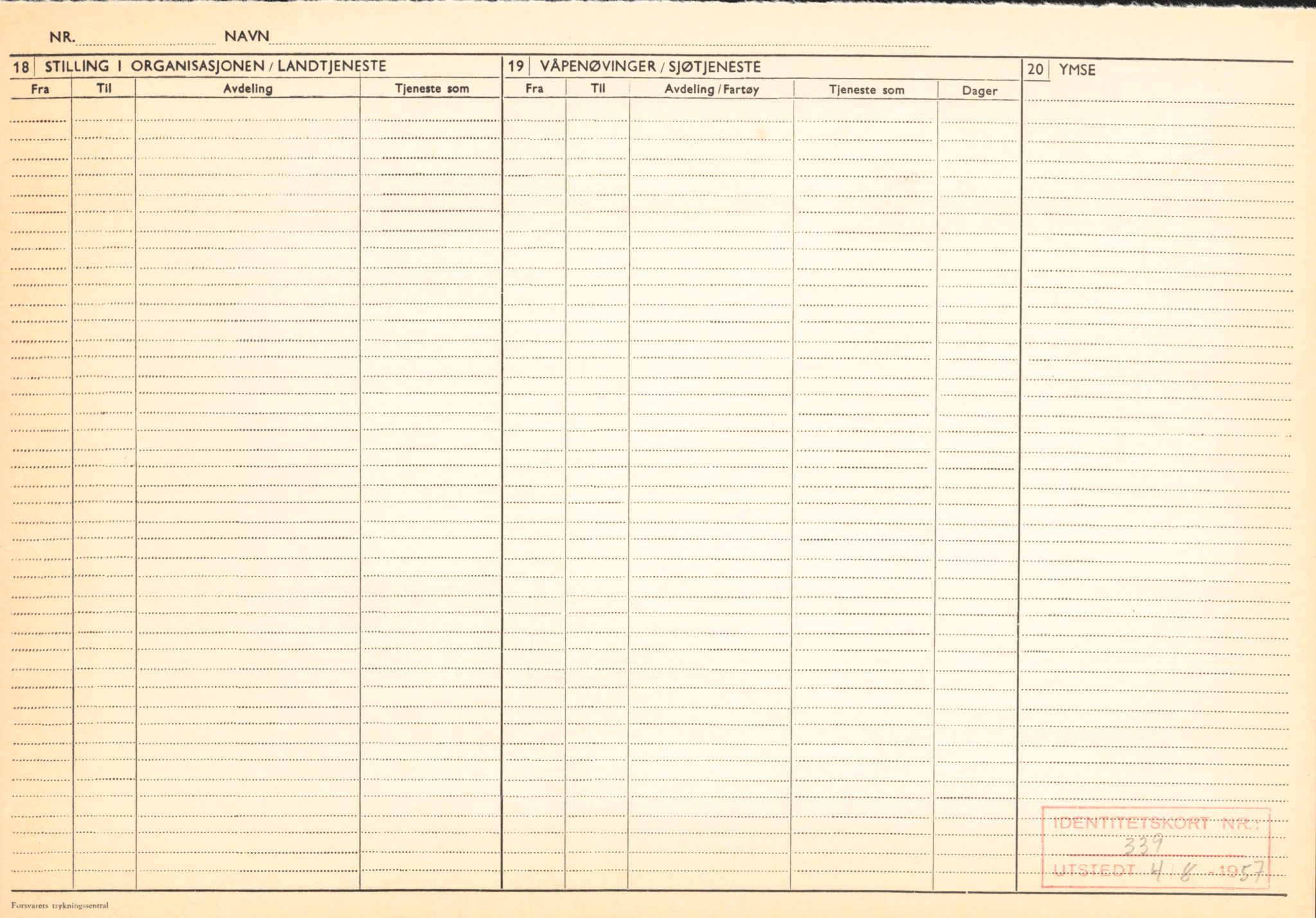 Forsvaret, Forsvarets overkommando/Luftforsvarsstaben, AV/RA-RAFA-4079/P/Pa/L0013: Personellmapper, 1905, p. 340