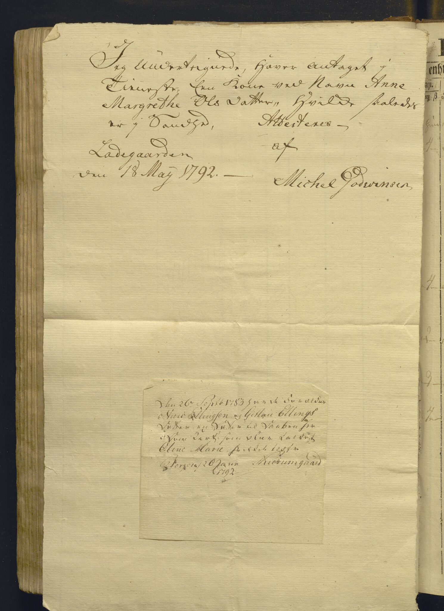 Overfattigkommisjonen i Bergen, AV/SAB-A-89001/F/L0008: Utdelingsbok for fattige i Domkirkesoknet, Korskirkesoknet og Nykirkesoknet, 1791-1792