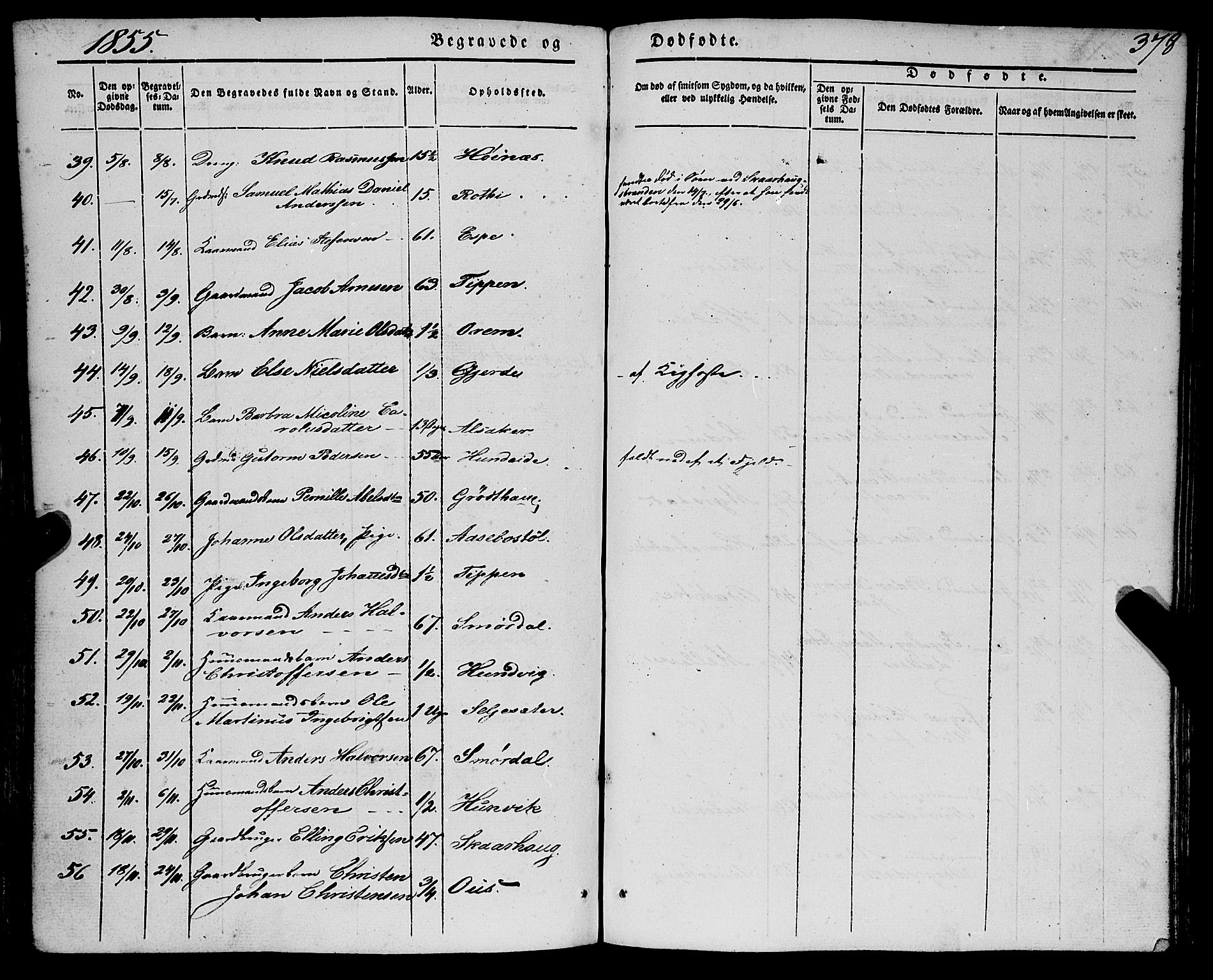 Eid sokneprestembete, AV/SAB-A-82301/H/Haa/Haaa/L0007: Parish register (official) no. A 7, 1844-1858, p. 378