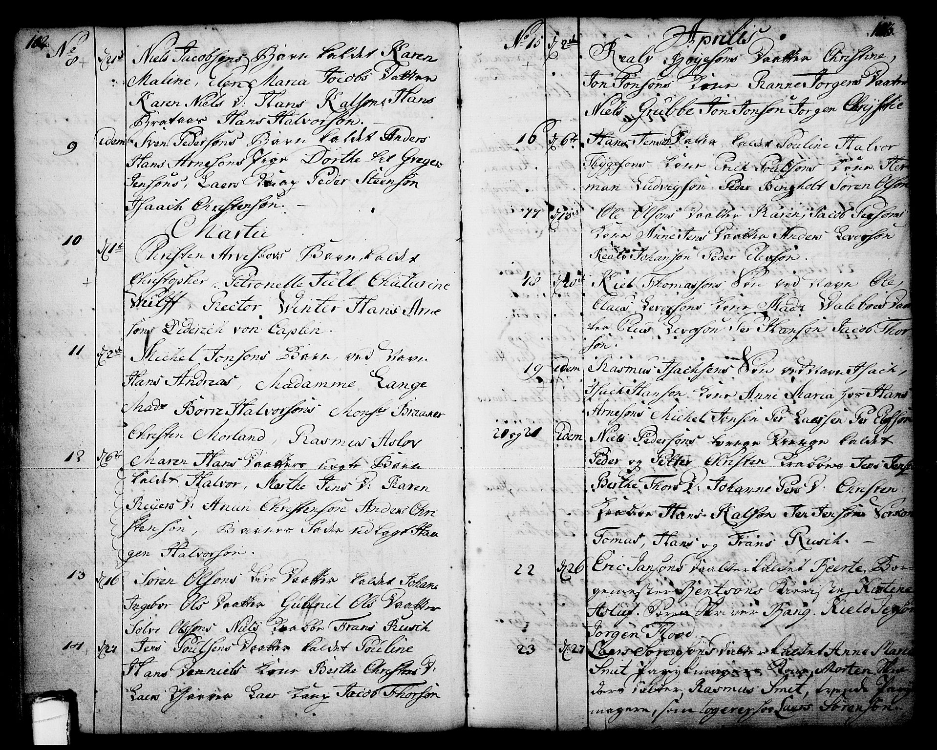 Skien kirkebøker, SAKO/A-302/F/Fa/L0003: Parish register (official) no. 3, 1755-1791, p. 102-103