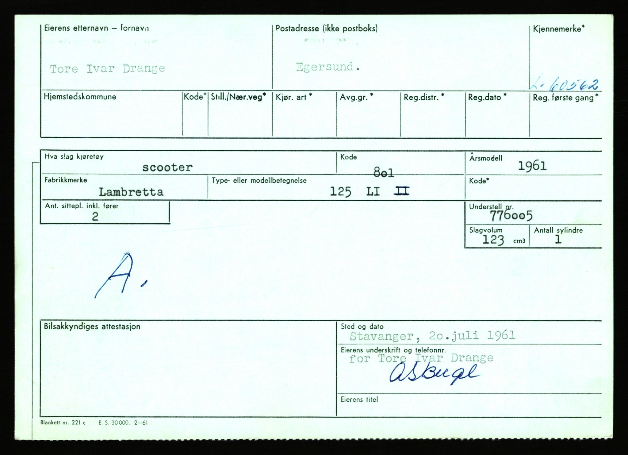 Stavanger trafikkstasjon, AV/SAST-A-101942/0/F/L0059: L-60000 - L-60699, 1930-1971, p. 1707