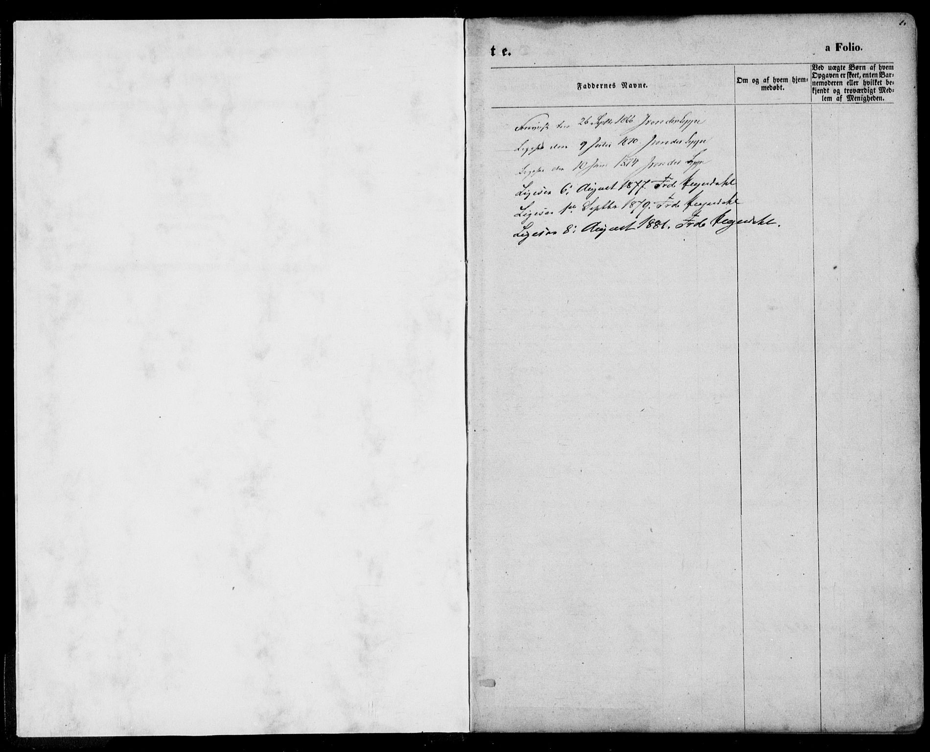 Oddernes sokneprestkontor, AV/SAK-1111-0033/F/Fa/Faa/L0008: Parish register (official) no. A 8, 1864-1880, p. 1