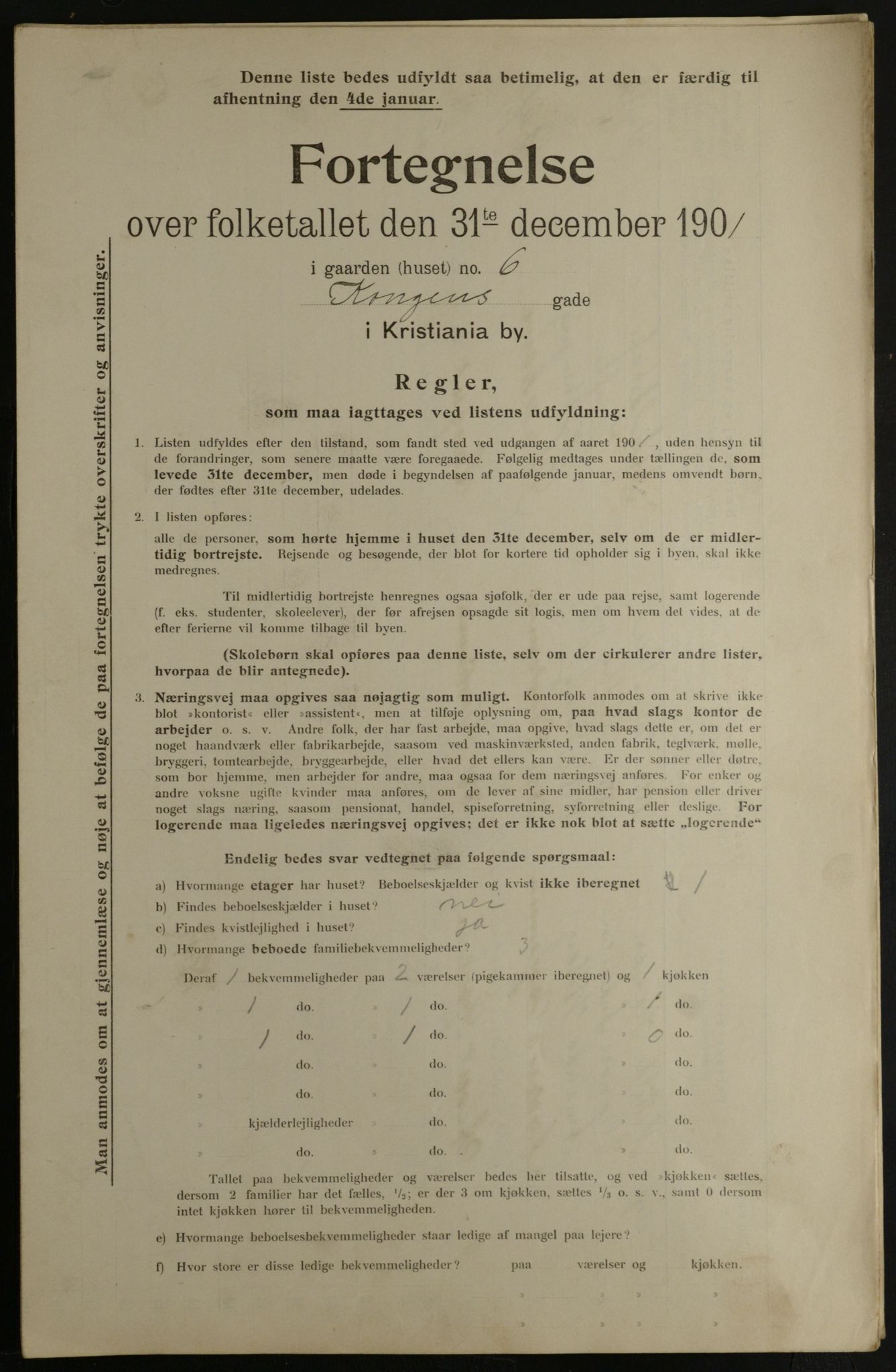 OBA, Municipal Census 1901 for Kristiania, 1901, p. 8159