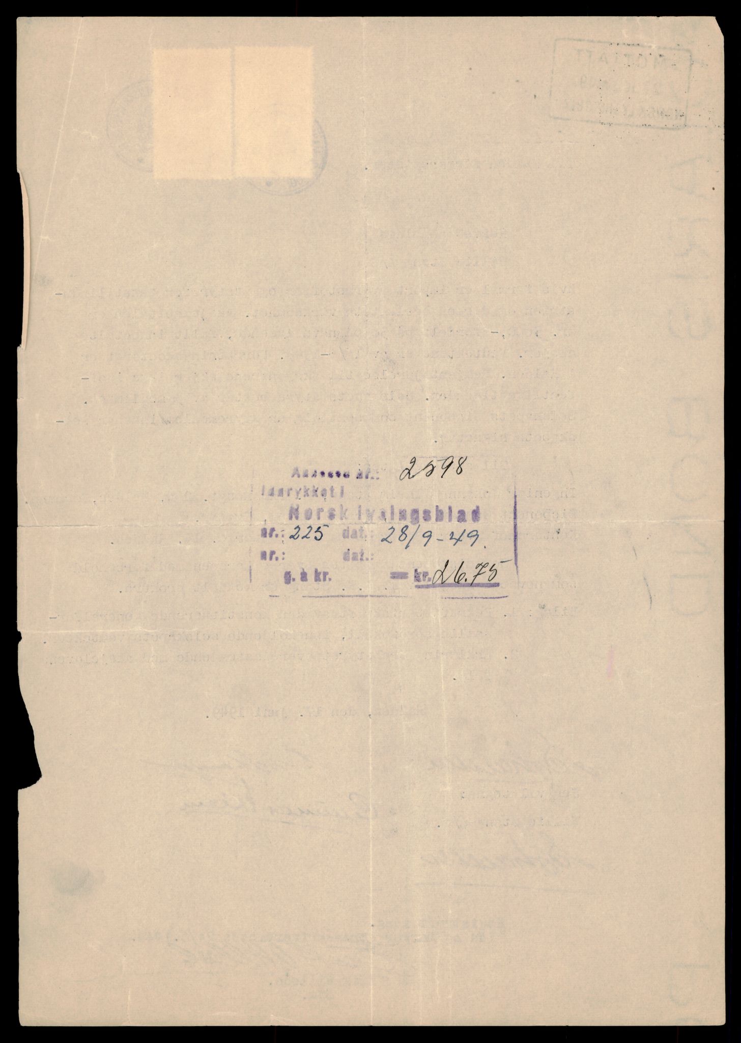Halden tingrett, AV/SAT-A-10067/K/Kb/Kba/L0020: Aksjeselskap, St-Sy, 1944-1990