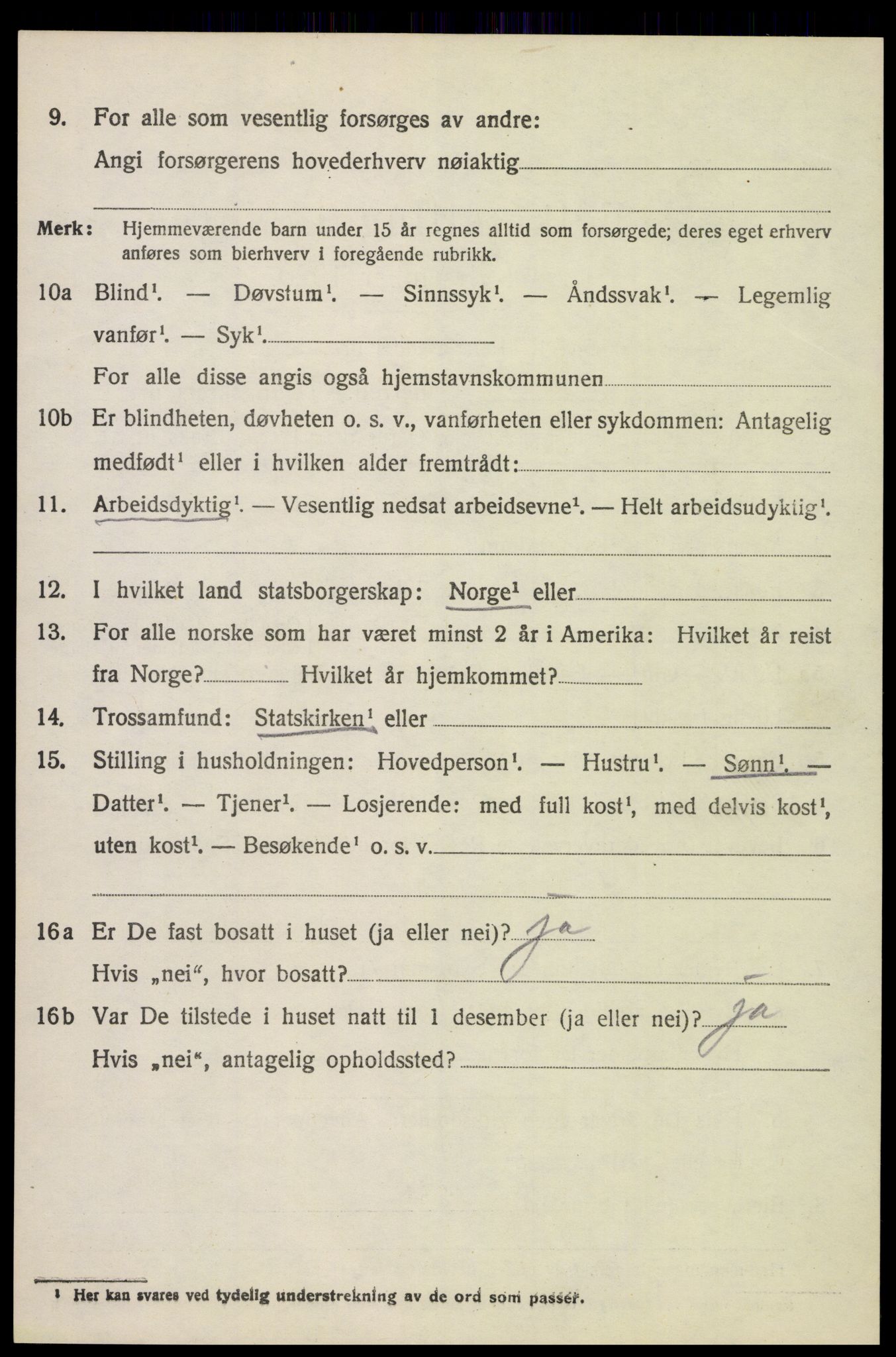 SAH, 1920 census for Ringsaker, 1920, p. 7677