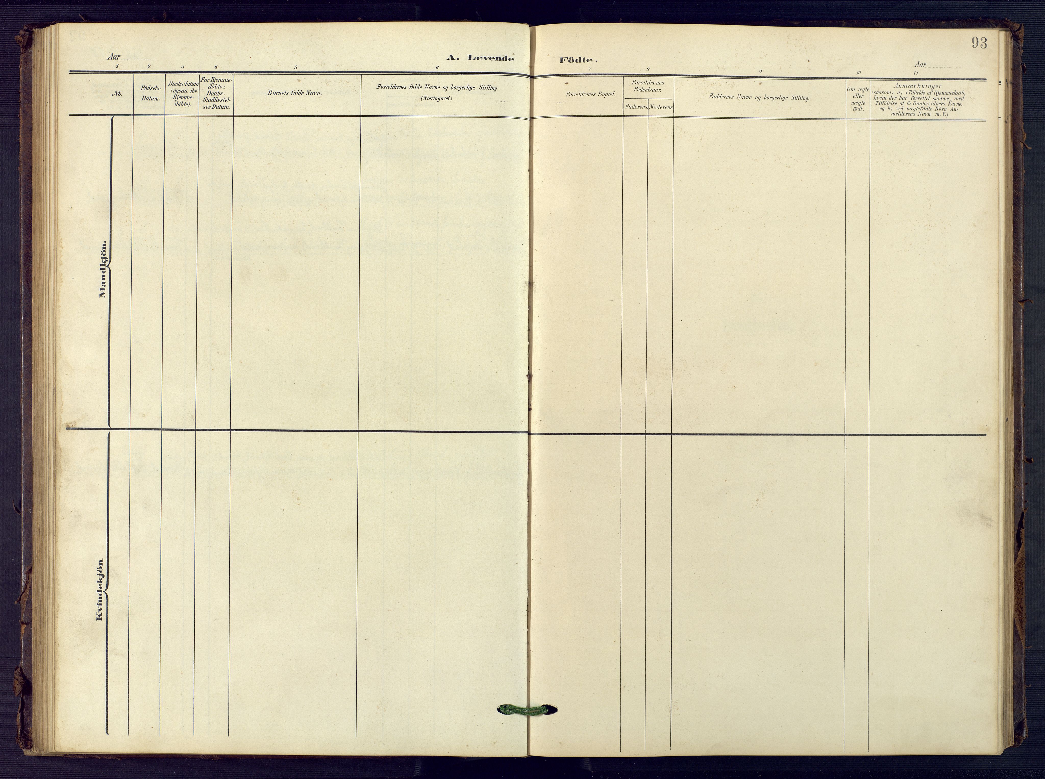 Sirdal sokneprestkontor, AV/SAK-1111-0036/F/Fb/Fba/L0002: Parish register (copy) no. B 2, 1905-1958, p. 93