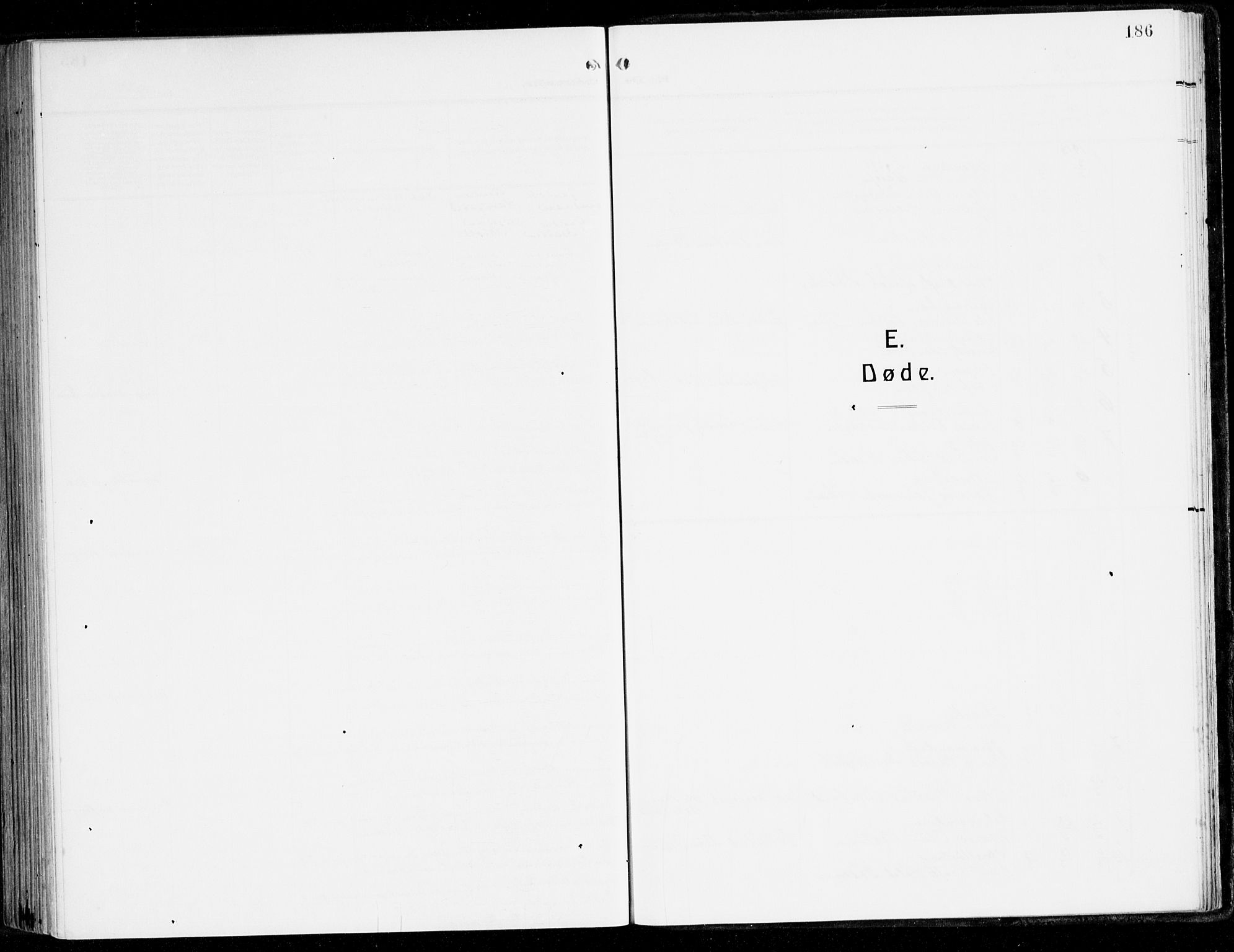 Fana Sokneprestembete, SAB/A-75101/H/Haa/Haai/L0004: Parish register (official) no. I 4, 1912-1933, p. 186