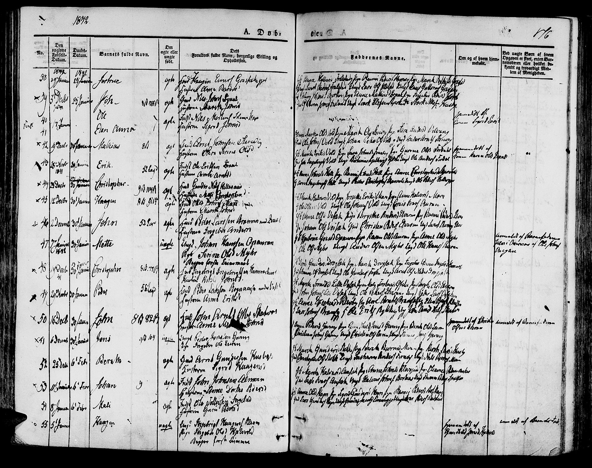 Ministerialprotokoller, klokkerbøker og fødselsregistre - Nord-Trøndelag, AV/SAT-A-1458/709/L0071: Parish register (official) no. 709A11, 1833-1844, p. 176