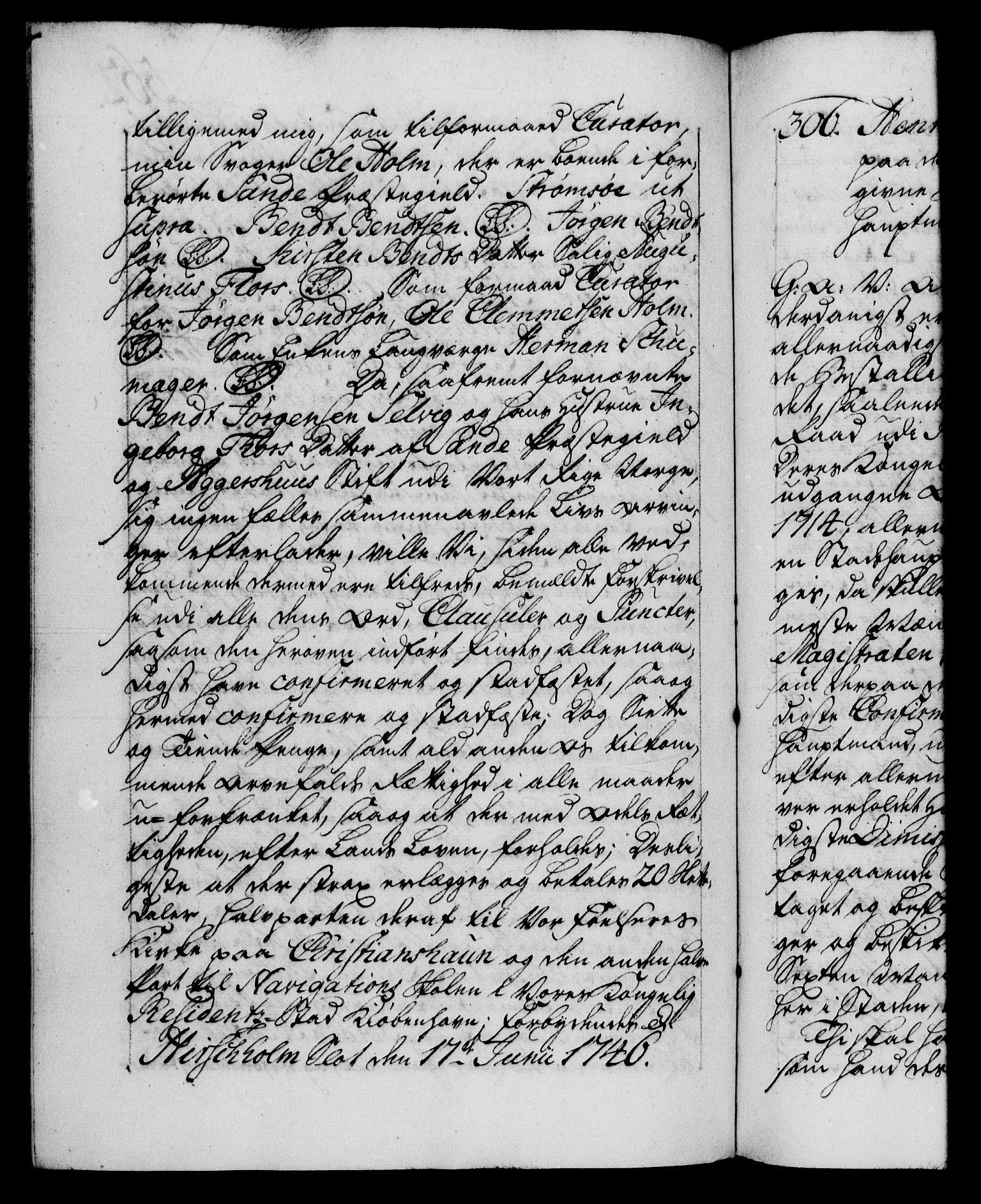 Danske Kanselli 1572-1799, AV/RA-EA-3023/F/Fc/Fca/Fcaa/L0034: Norske registre, 1745-1746, p. 562b