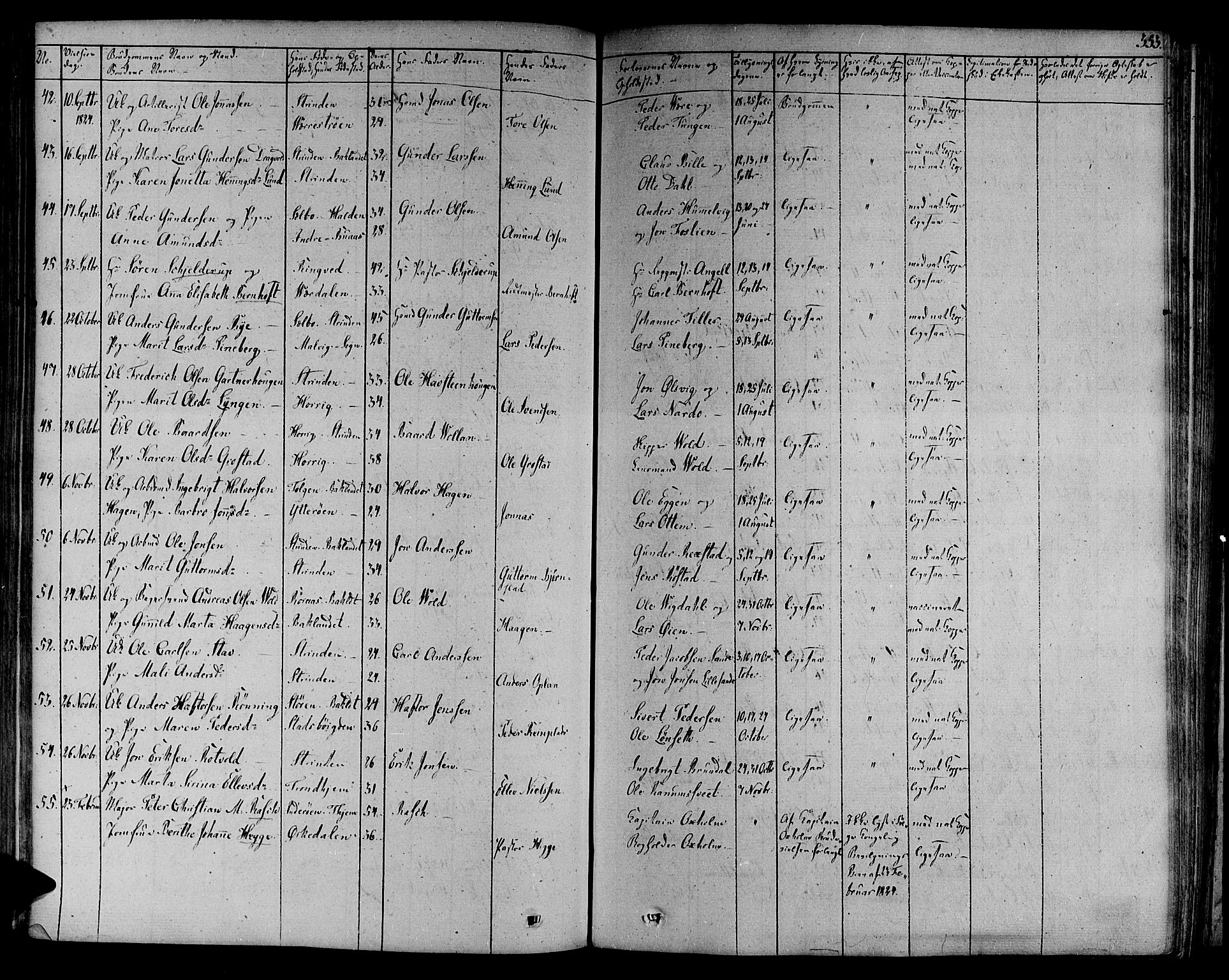 Ministerialprotokoller, klokkerbøker og fødselsregistre - Sør-Trøndelag, SAT/A-1456/606/L0286: Parish register (official) no. 606A04 /1, 1823-1840, p. 353