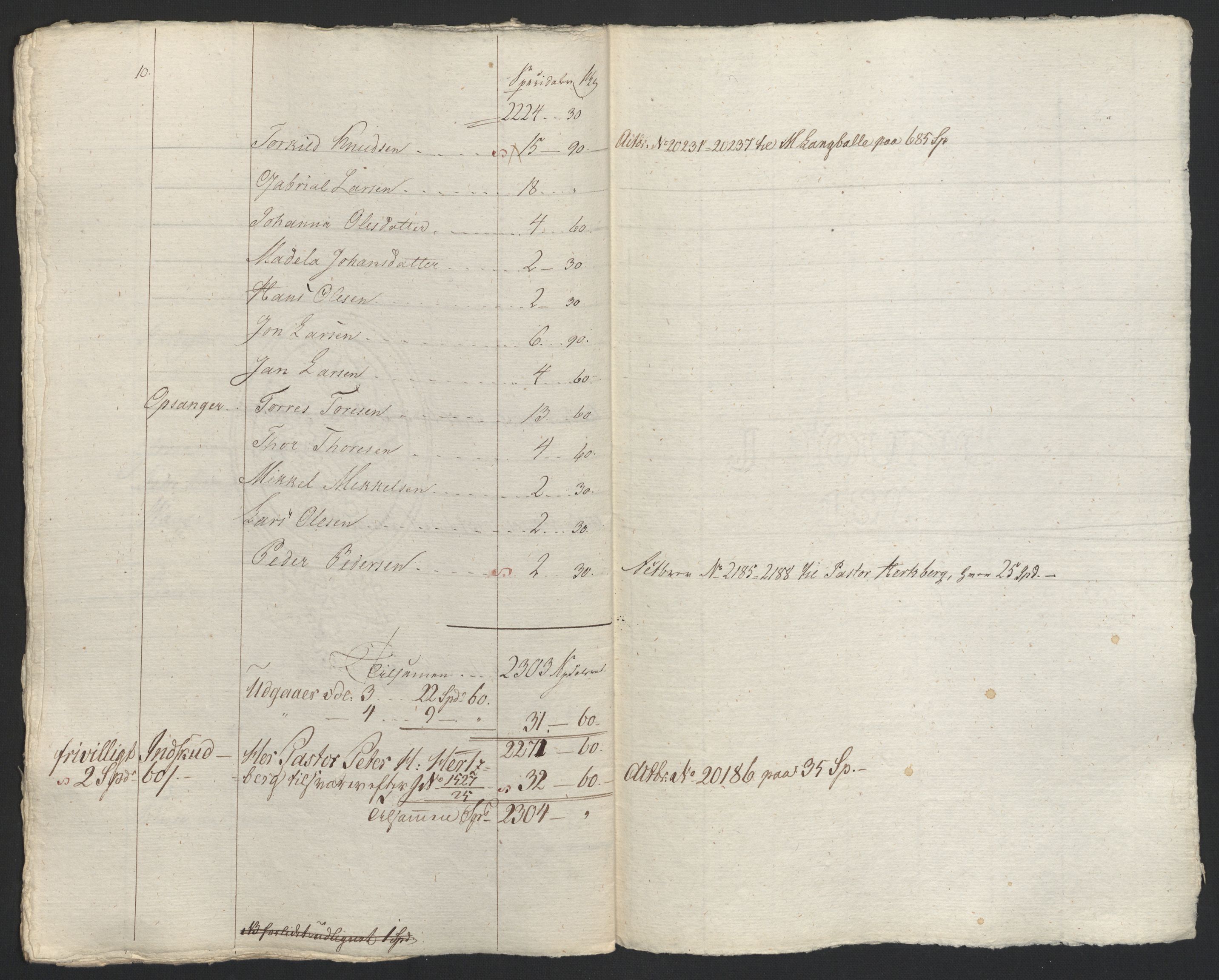 Sølvskatten 1816, NOBA/SOLVSKATTEN/A/L0038: Bind 39b: Sunnhordland og Hardanger fogderi, 1816, p. 73