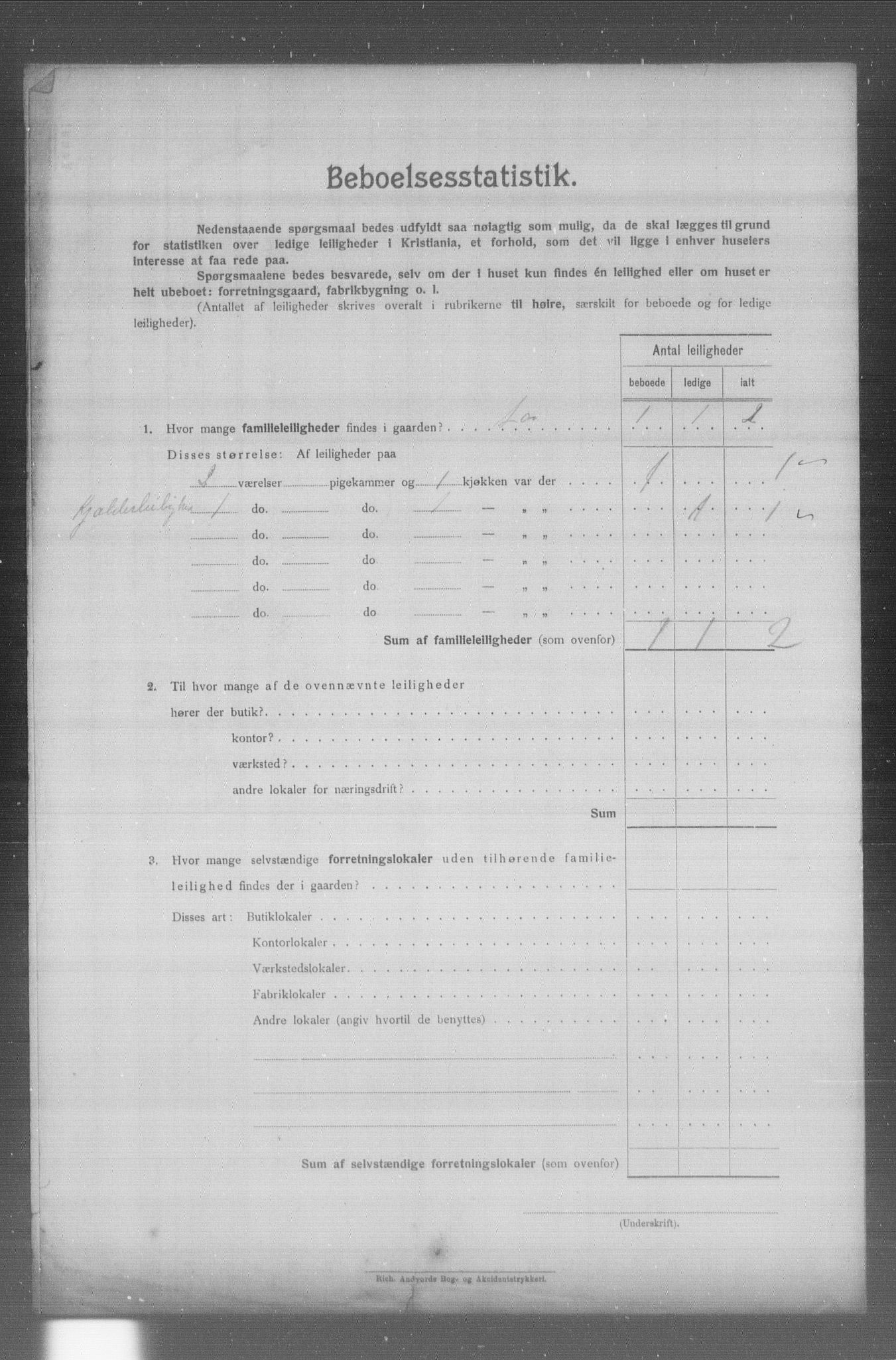 OBA, Municipal Census 1904 for Kristiania, 1904, p. 18963