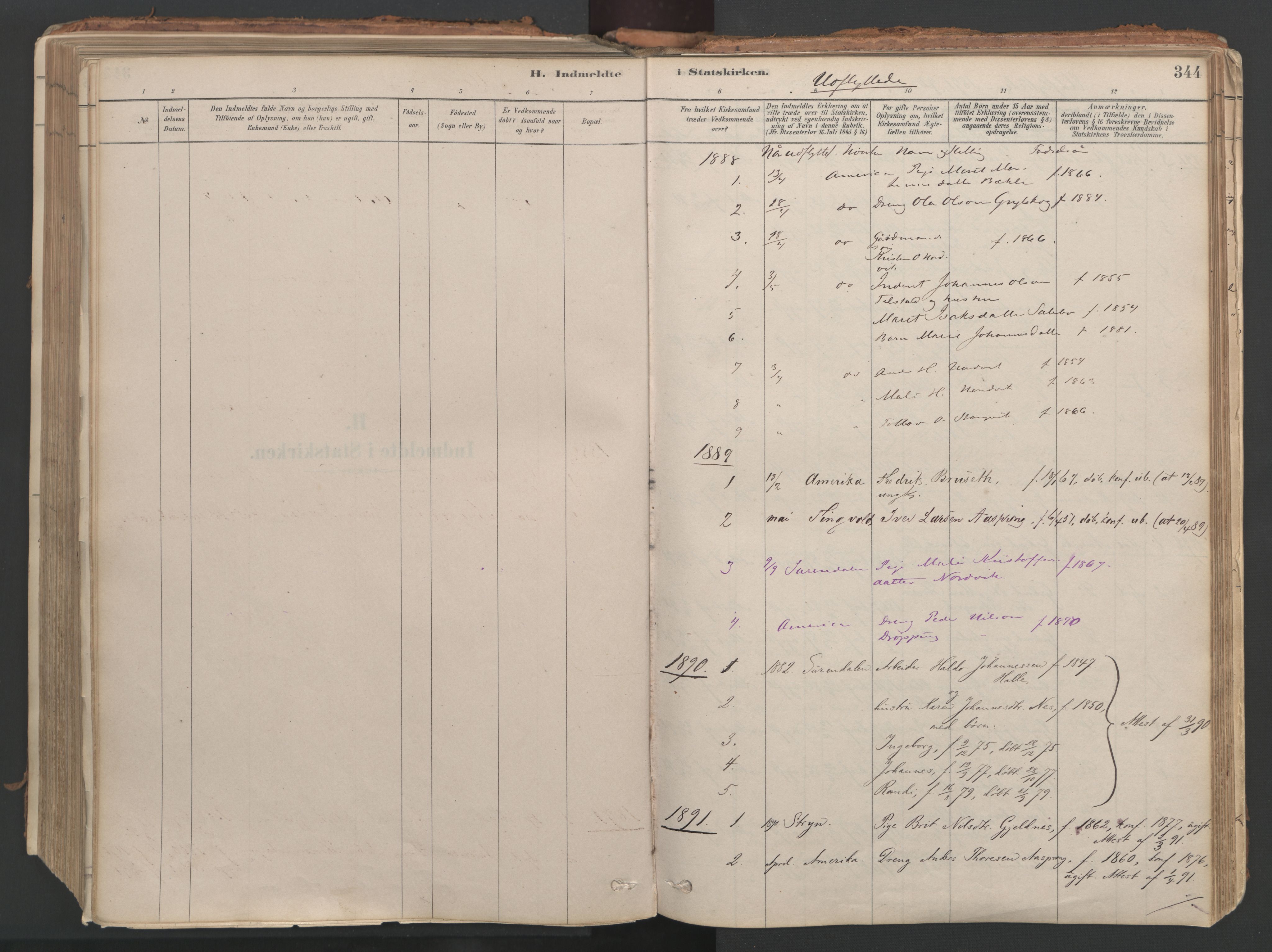 Ministerialprotokoller, klokkerbøker og fødselsregistre - Møre og Romsdal, AV/SAT-A-1454/592/L1029: Parish register (official) no. 592A07, 1879-1902, p. 344