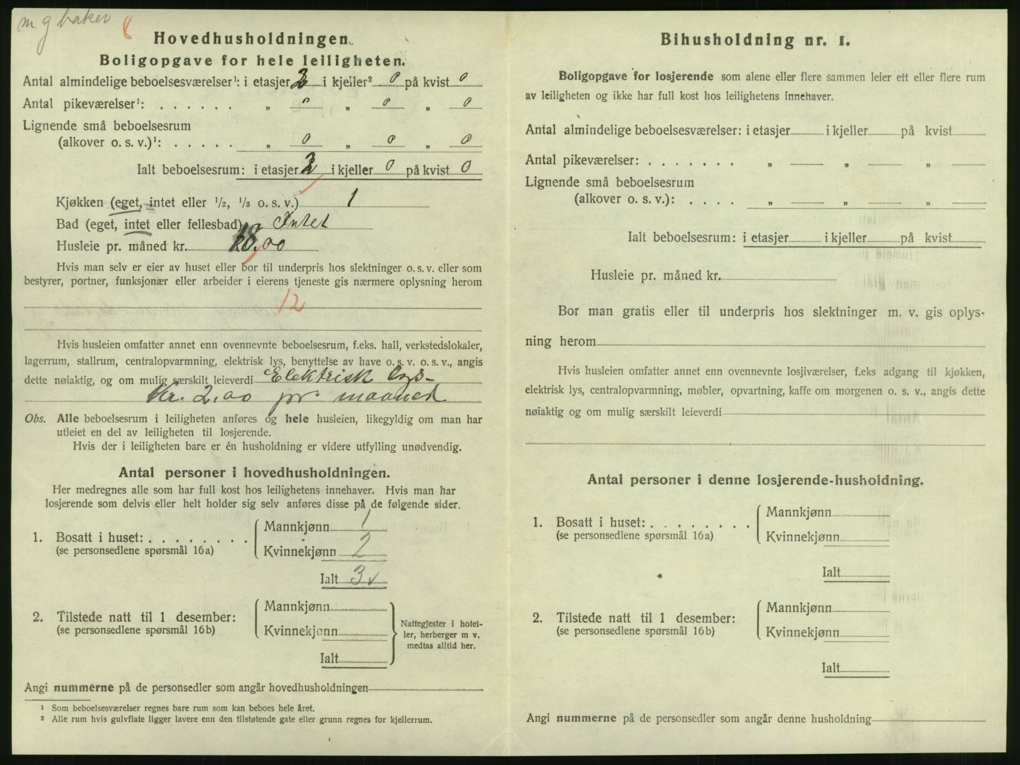 SAT, 1920 census for Steinkjer, 1920, p. 1425