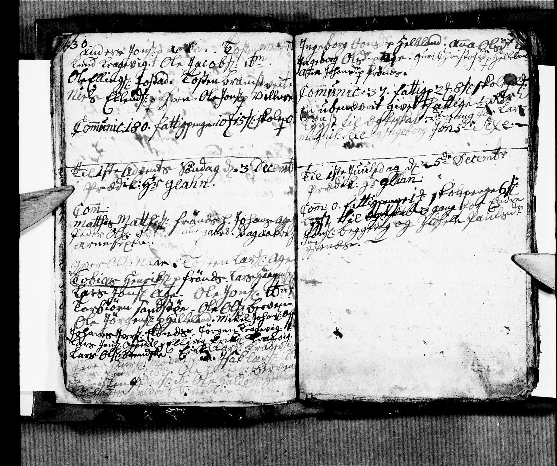 Ullensvang sokneprestembete, SAB/A-78701/H/Hab: Parish register (copy) no. B 4, 1775-1778, p. 30-31