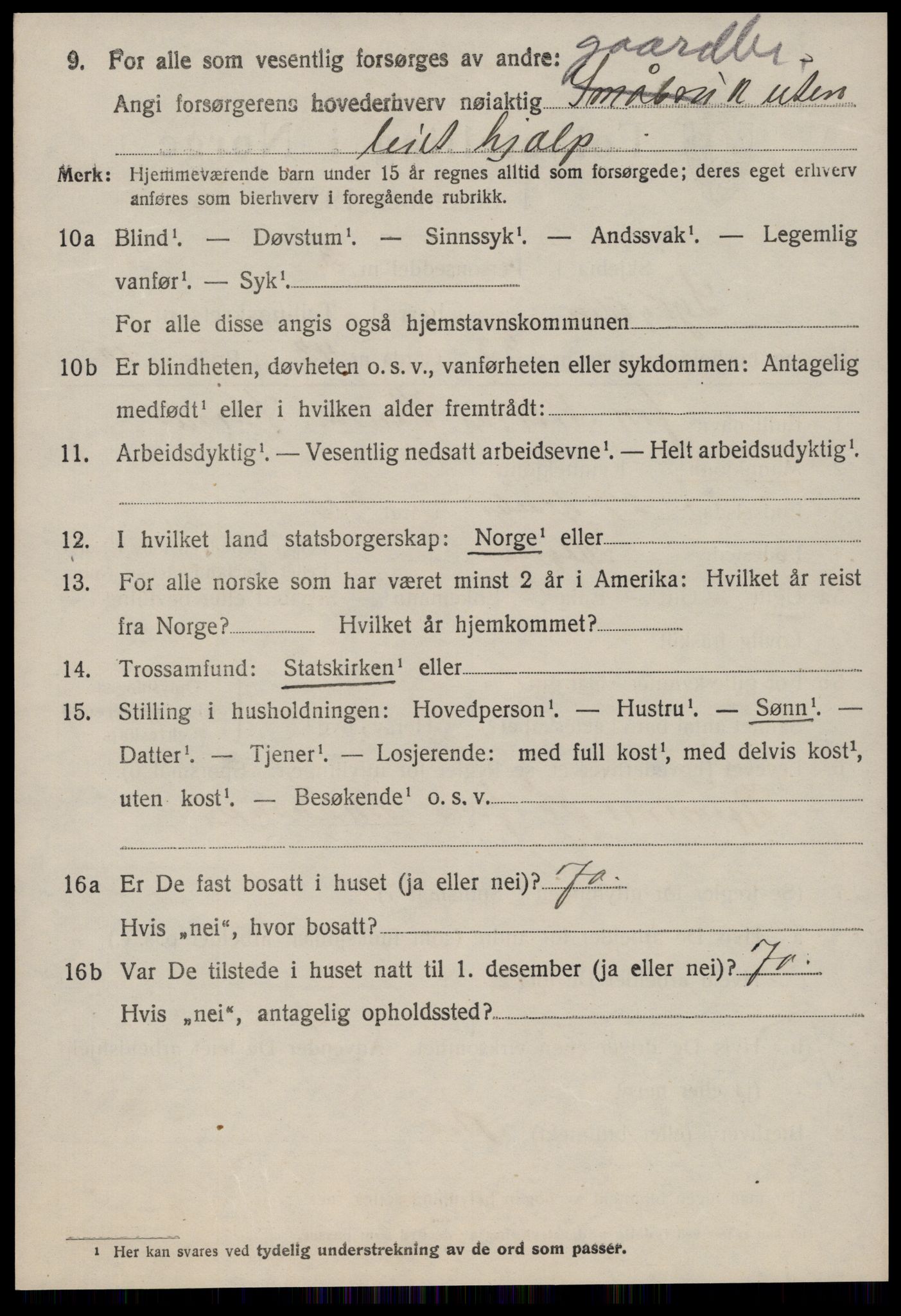 SAT, 1920 census for Sykkylven, 1920, p. 5406