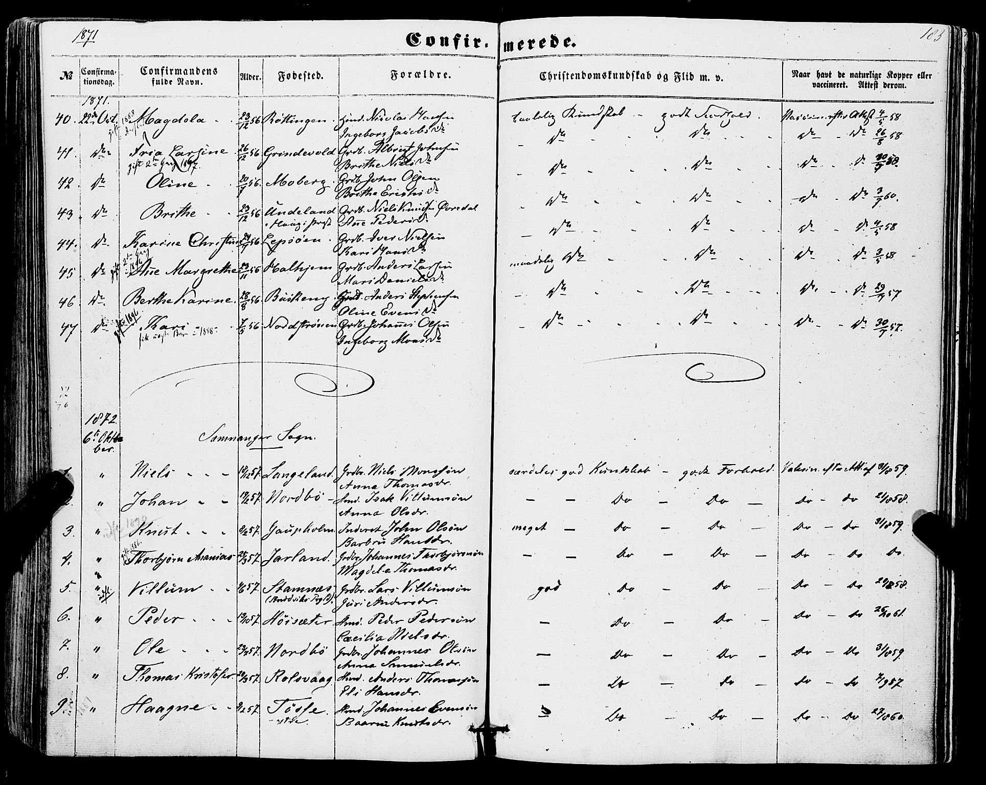 Os sokneprestembete, SAB/A-99929: Parish register (official) no. A 17, 1860-1873, p. 183