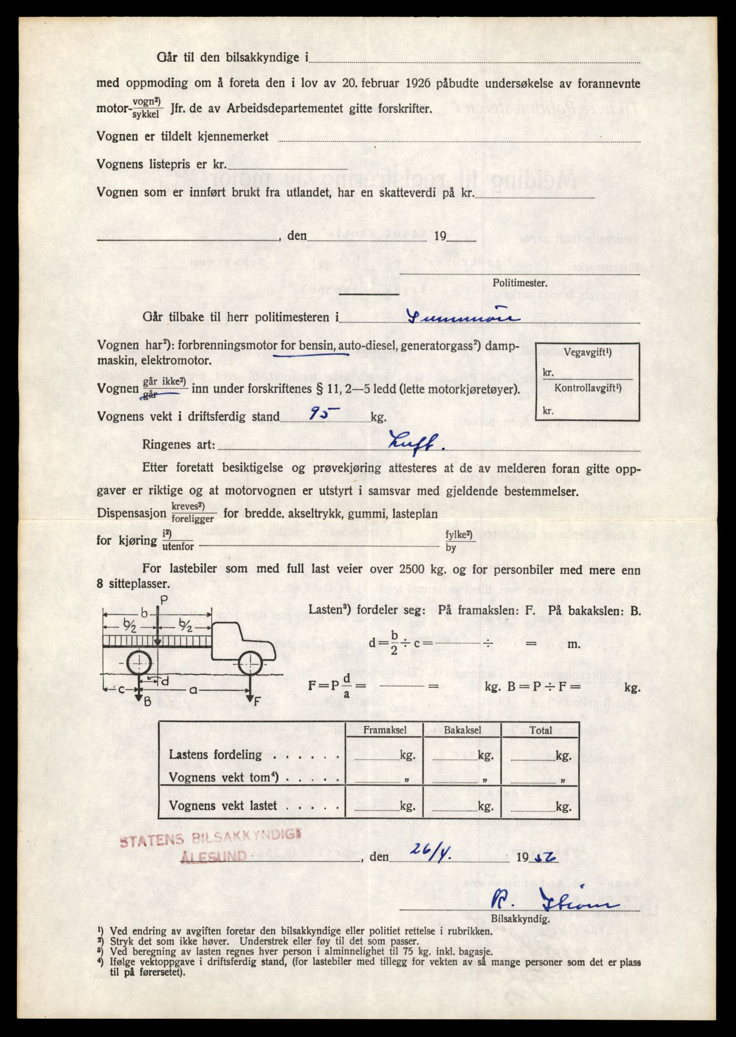 Møre og Romsdal vegkontor - Ålesund trafikkstasjon, AV/SAT-A-4099/F/Fe/L0039: Registreringskort for kjøretøy T 13361 - T 13530, 1927-1998, p. 1895