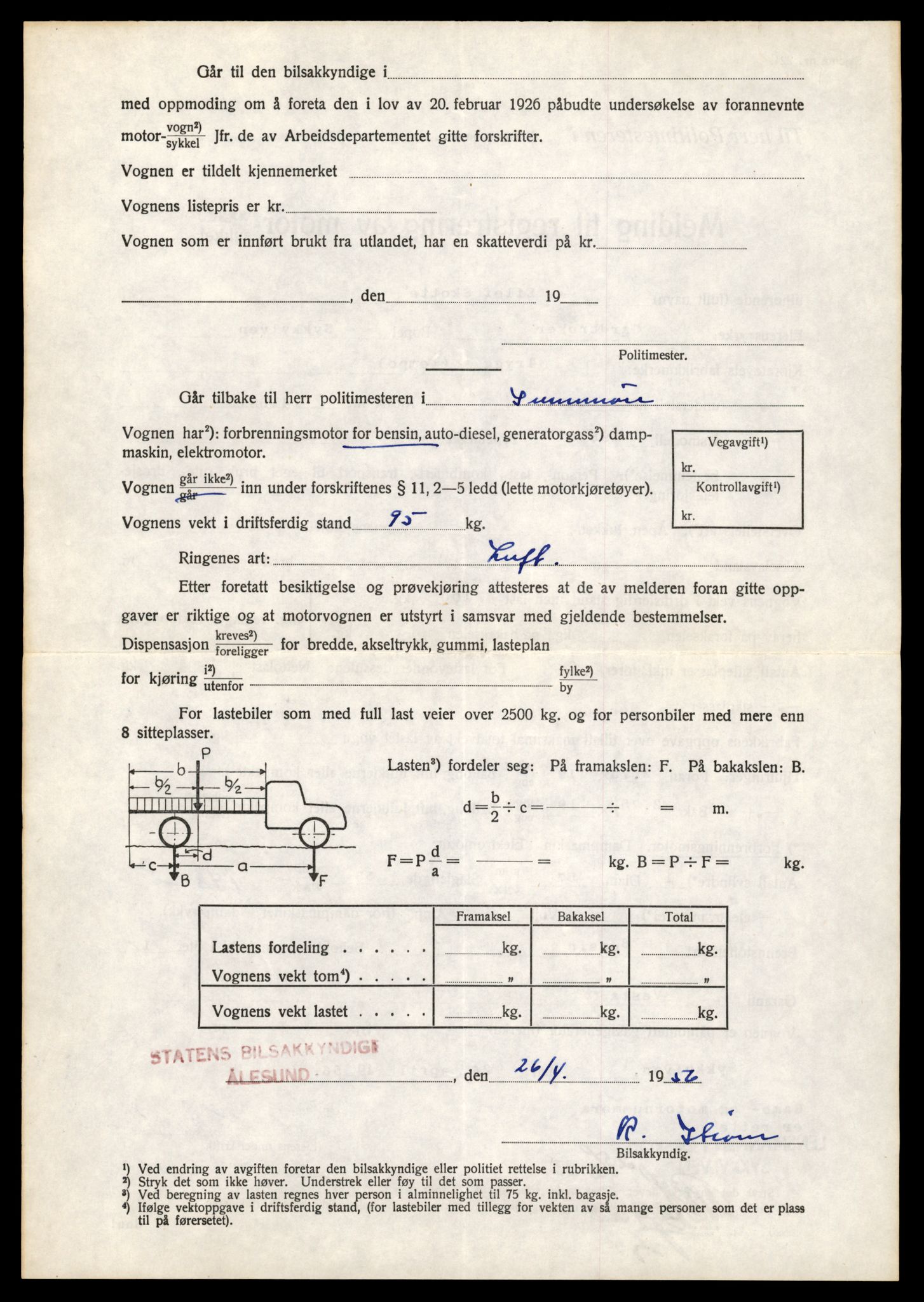 Møre og Romsdal vegkontor - Ålesund trafikkstasjon, SAT/A-4099/F/Fe/L0039: Registreringskort for kjøretøy T 13361 - T 13530, 1927-1998, p. 1895