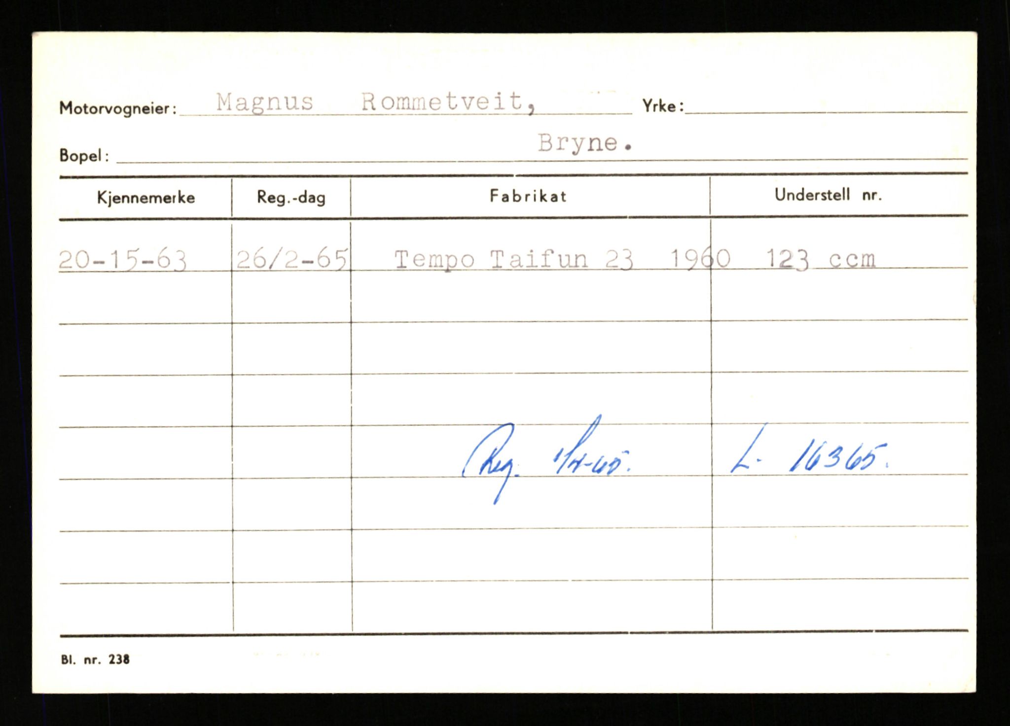 Stavanger trafikkstasjon, AV/SAST-A-101942/0/G/L0010: Registreringsnummer: 130000 - 239953, 1930-1971, p. 2301