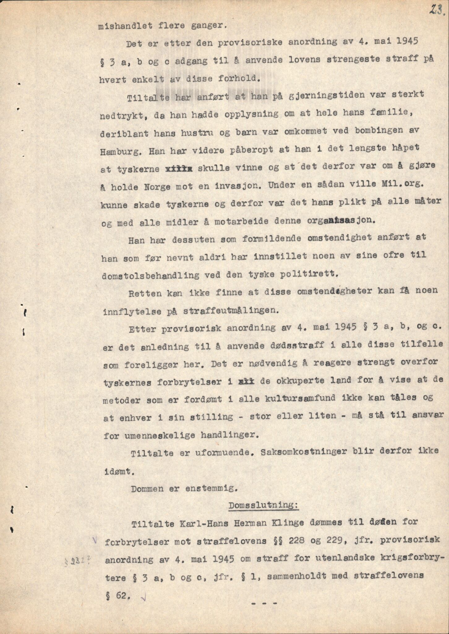 Forsvarets Overkommando. 2 kontor. Arkiv 11.4. Spredte tyske arkivsaker, AV/RA-RAFA-7031/D/Dar/Darc/L0008: FO.II, 1943-1946, p. 895