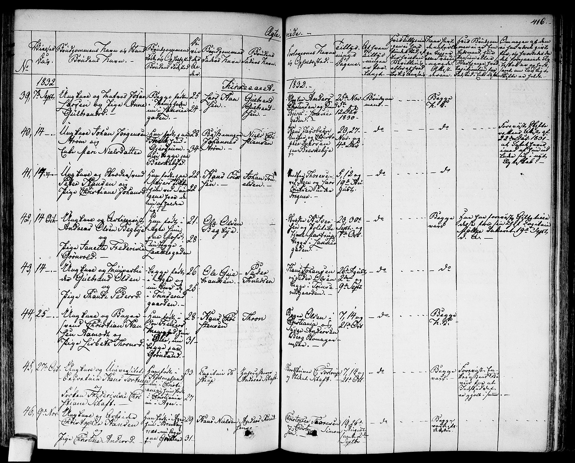 Aker prestekontor kirkebøker, SAO/A-10861/F/L0013: Parish register (official) no. 13, 1828-1837, p. 416